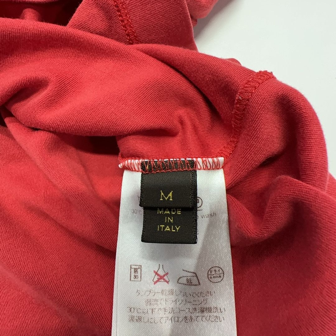 Louis Vuitton Louis Vuitton Red Pocket Logo T-Shirt M Size US M / EU 48-50 / 2 - 3 Thumbnail