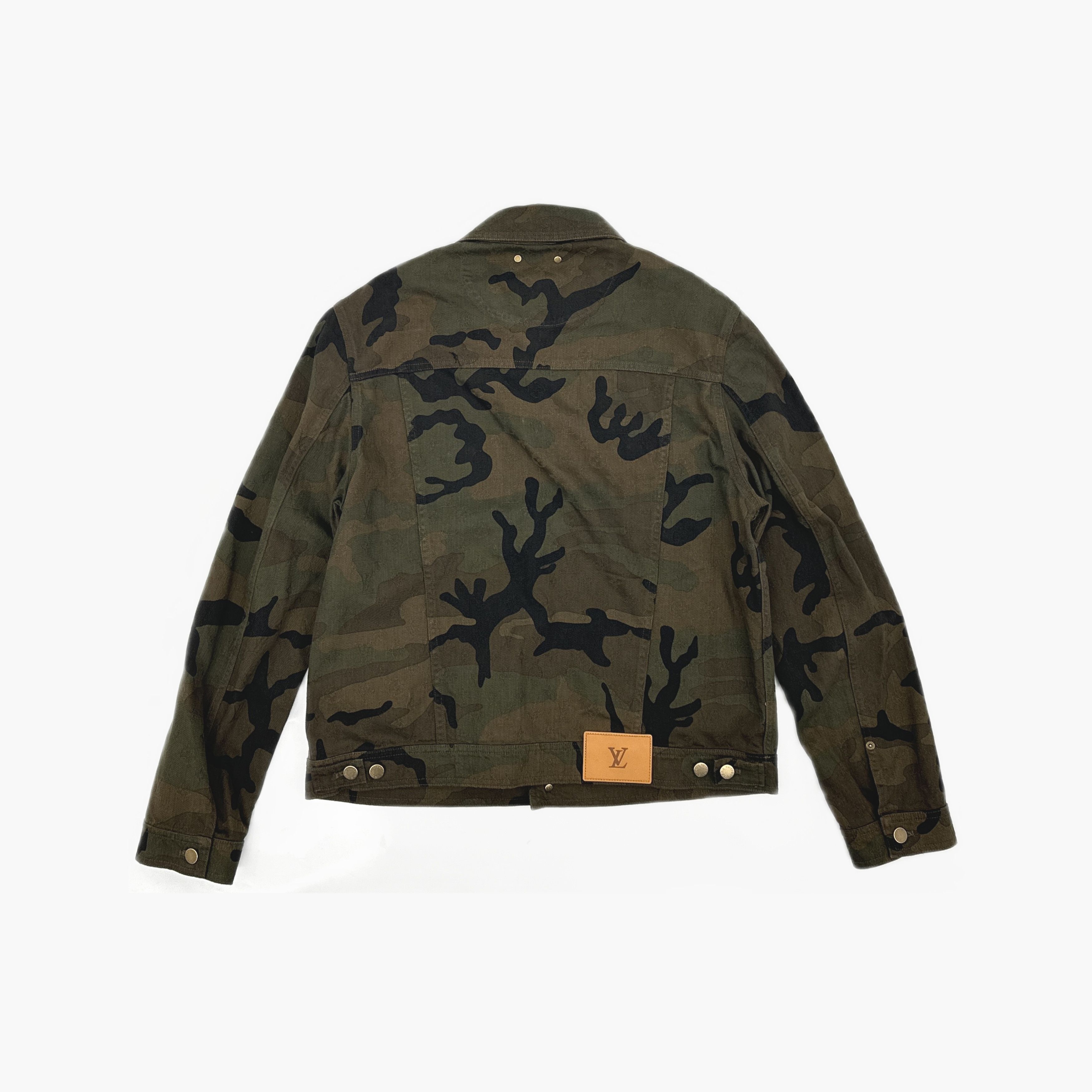 Louis Vuitton Louis Vuitton Camo Monogram Denim Jacket 54 Size US L / EU 52-54 / 3 - 2 Thumbnail