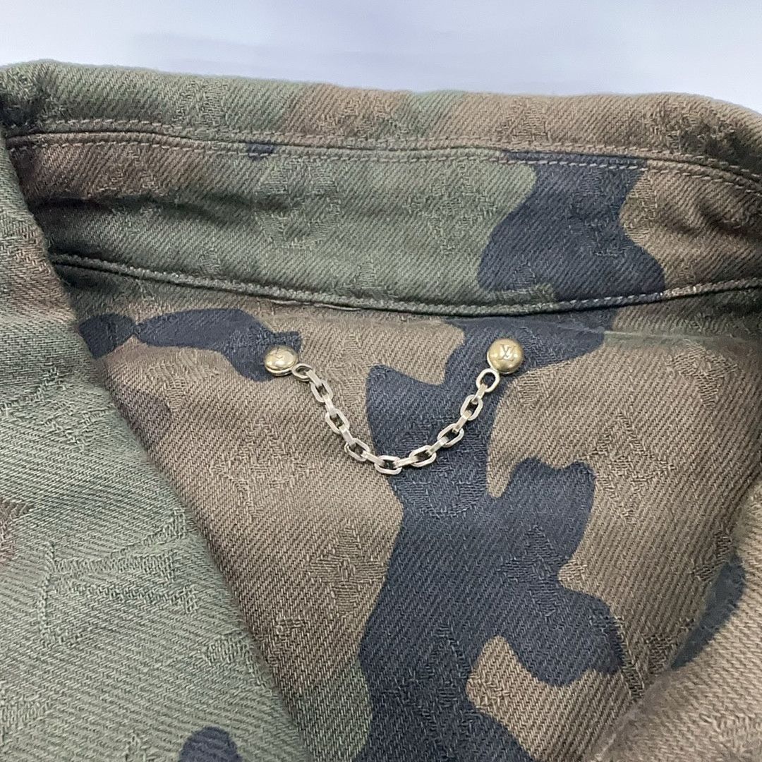 Louis Vuitton Louis Vuitton Camo Monogram Denim Jacket 54 Size US L / EU 52-54 / 3 - 4 Thumbnail