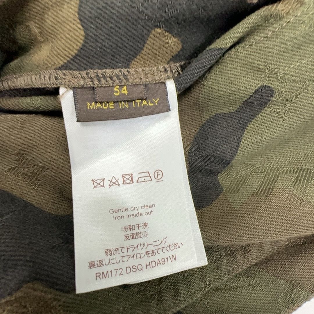 Louis Vuitton Louis Vuitton Camo Monogram Denim Jacket 54 Size US L / EU 52-54 / 3 - 3 Thumbnail