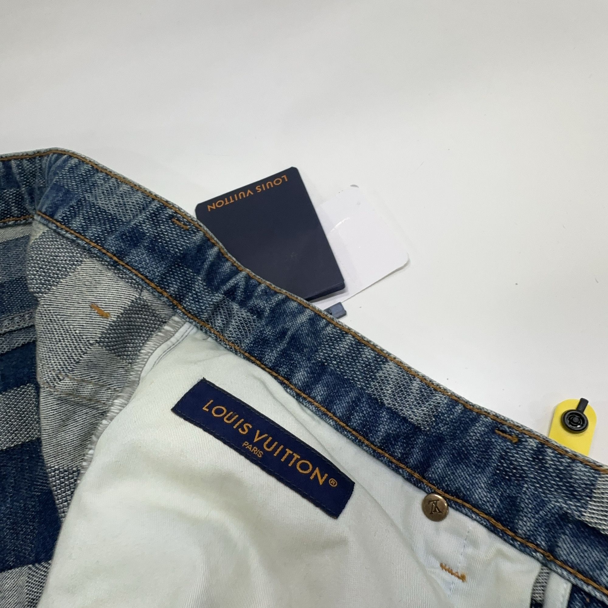 Louis Vuitton Louis Vuitton Damier Jacquard Denim Jeans 33 Size US 33 - 5 Thumbnail