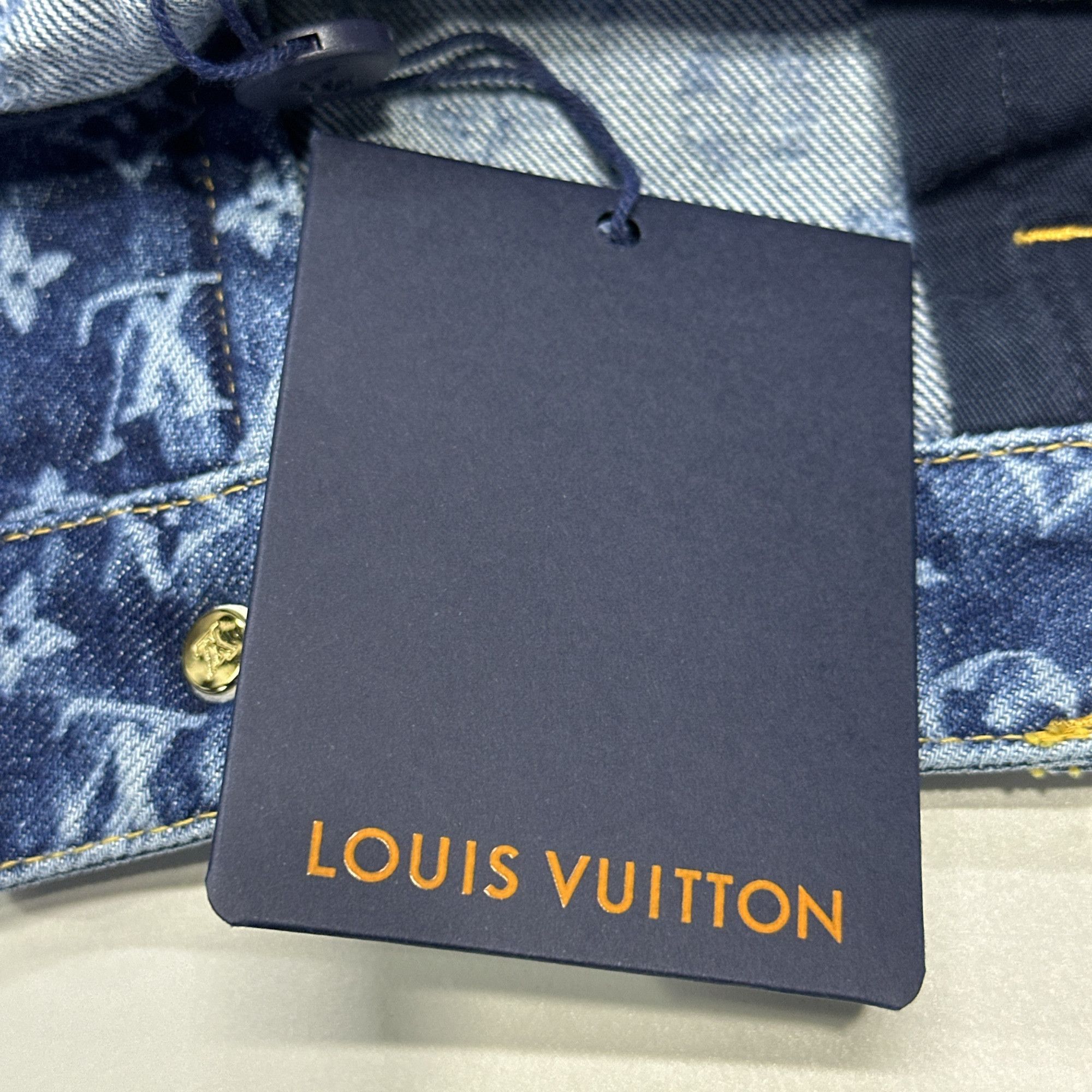 Louis Vuitton Louis Vuitton Monogram Jacquard Denim Jeans 40 Size 28" / US 6 / IT 42 - 4 Thumbnail