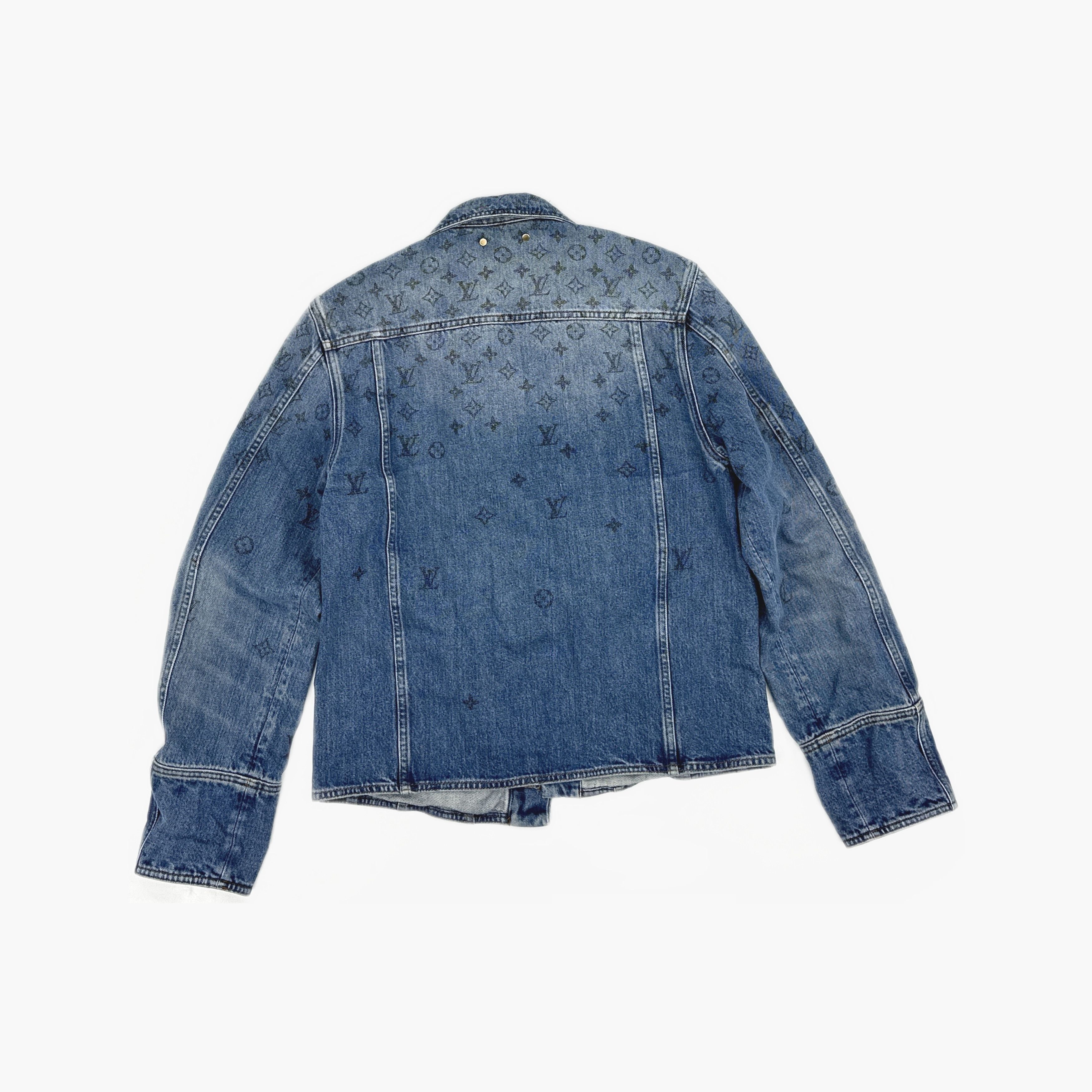 Louis Vuitton Louis Vuitton Monogram Denim Jacket 48 Size US M / EU 48-50 / 2 - 2 Thumbnail
