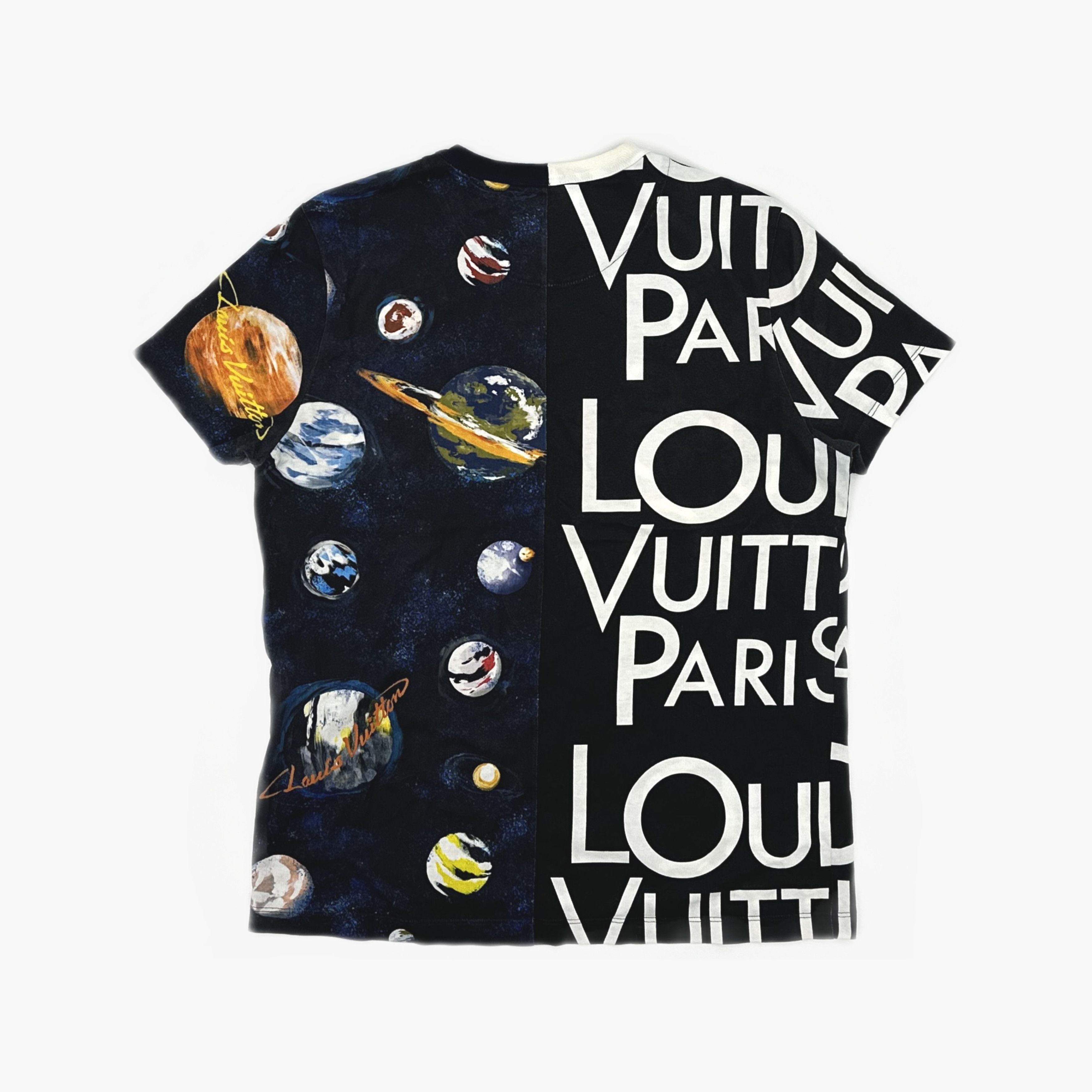 Louis Vuitton Louis Vuitton Galaxy Split Logo T-Shirt XS Size US XS / EU 42 / 0 - 2 Thumbnail