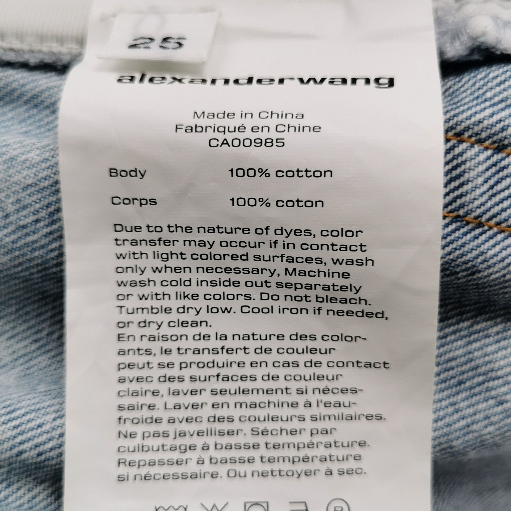Alexander Wang Alexander Wang Women 25 Pants Size 25" / US 0 / IT 36 - 7 Thumbnail
