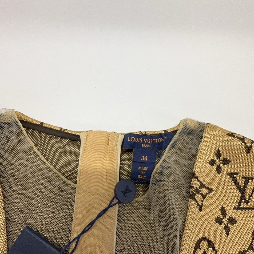 Louis Vuitton Louis Vuitton Monogram V-Neck Mini Dress 34 Size XS / US 0-2 / IT 36-38 - 4 Thumbnail