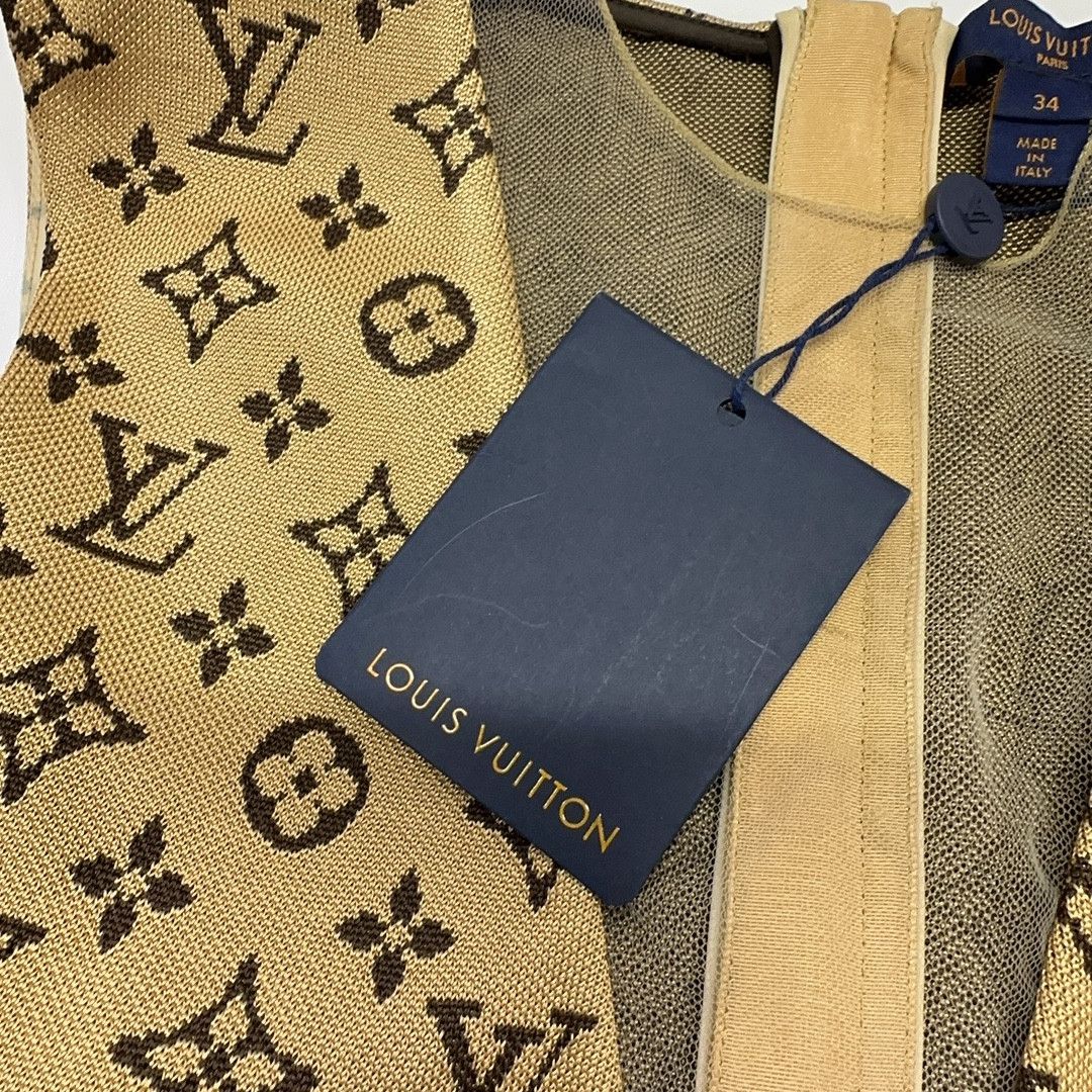 Louis Vuitton Louis Vuitton Monogram V-Neck Mini Dress 34 Size XS / US 0-2 / IT 36-38 - 5 Thumbnail