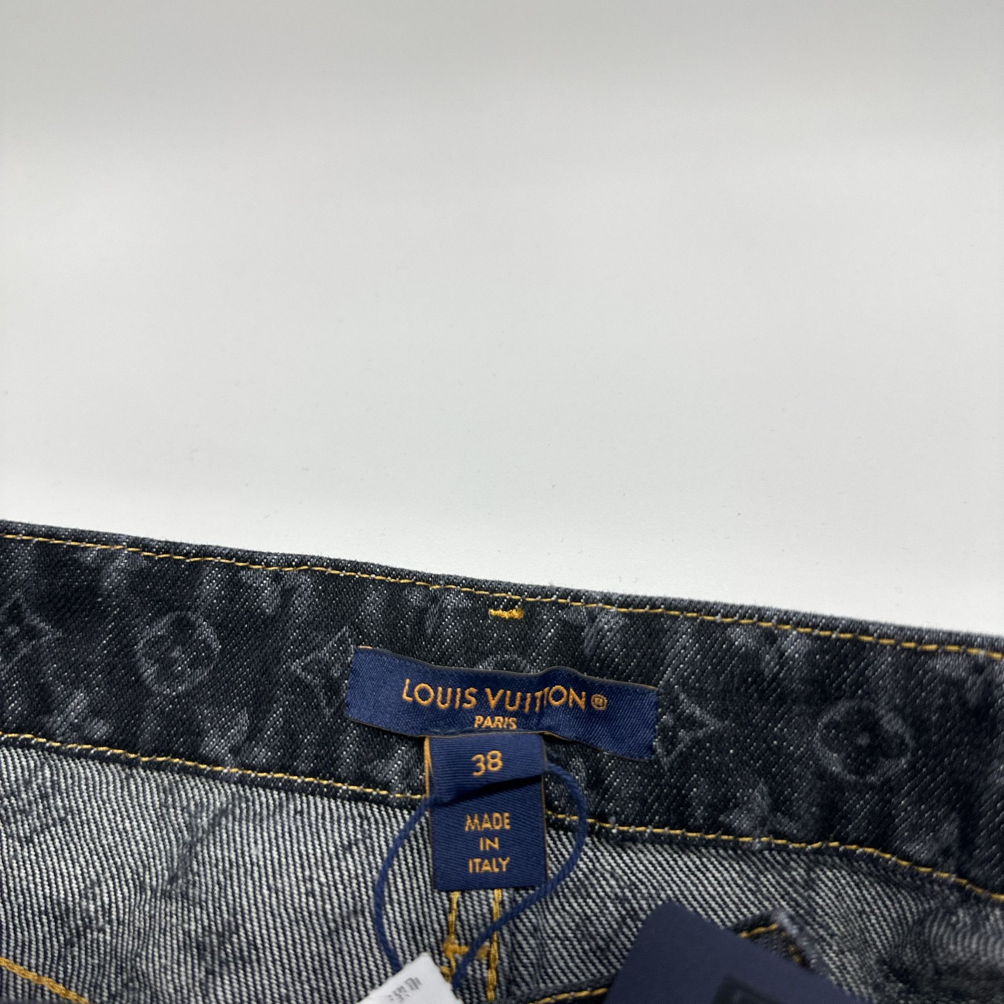 Louis Vuitton Louis Vuitton Monogram Denim Jeans 38 Size 27" / US 4 / IT 40 - 4 Thumbnail
