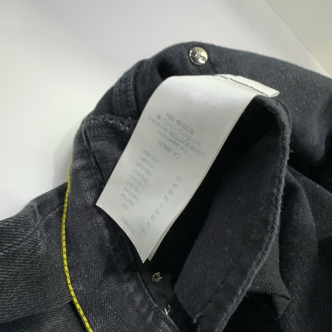 Louis Vuitton Louis Vuitton Slim Stretch Black Denim Jeans 36 Size US 30 / EU 46 - 3 Thumbnail