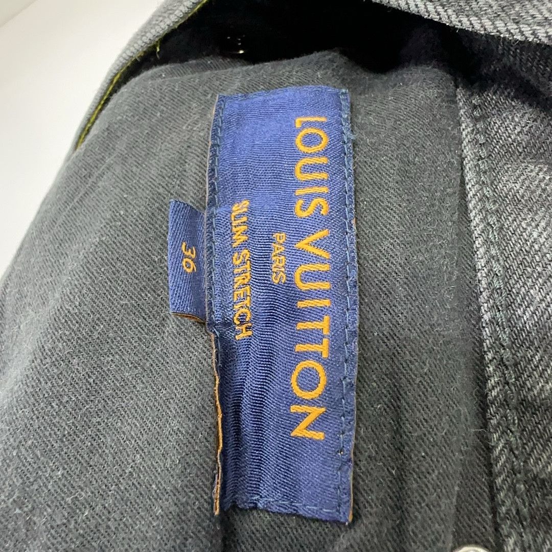 Louis Vuitton Louis Vuitton Slim Stretch Black Denim Jeans 36 Size US 30 / EU 46 - 5 Thumbnail