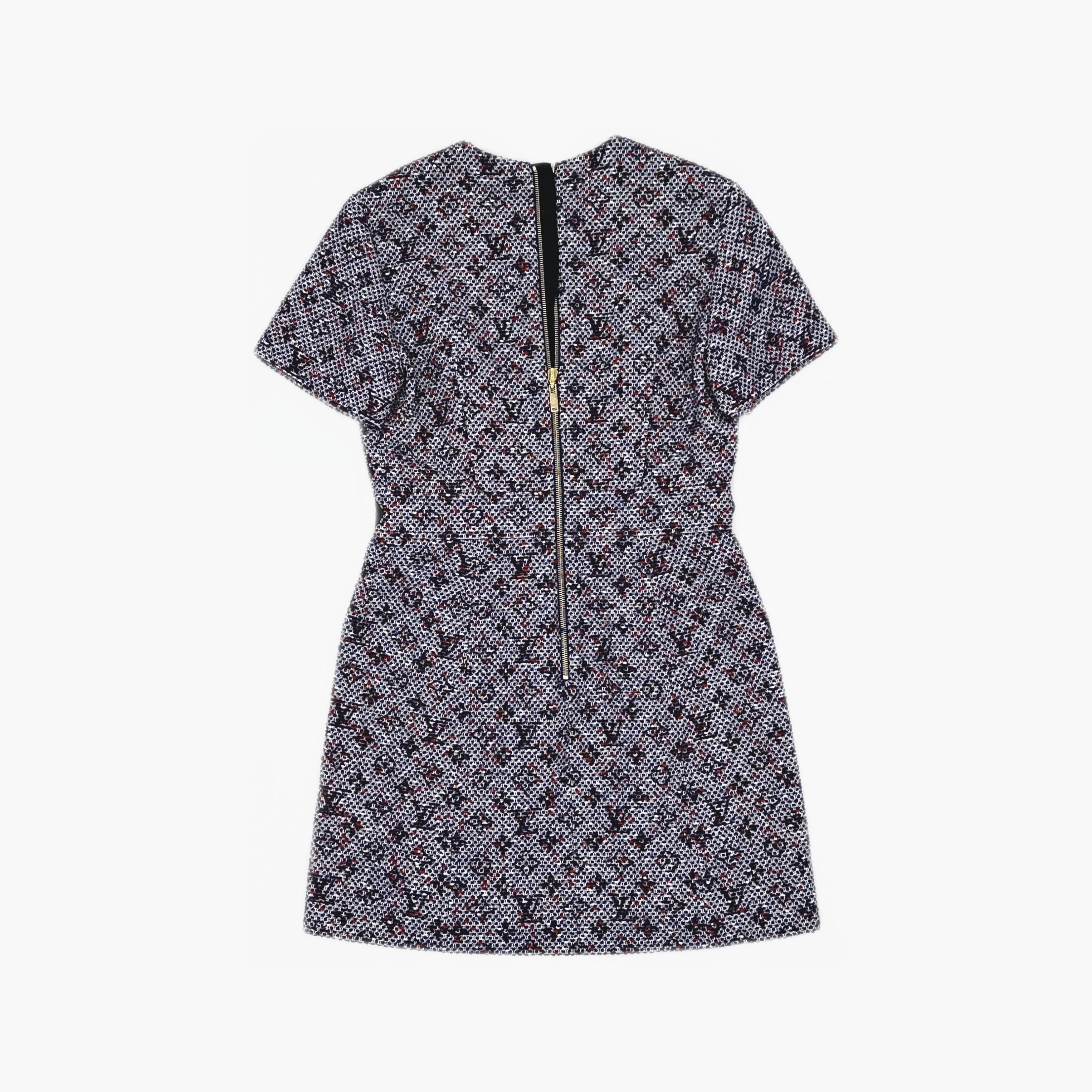 Louis Vuitton Louis Vuitton Monogram Tweed Mini Dress 40 Size S / US 4 / IT 40 - 2 Thumbnail