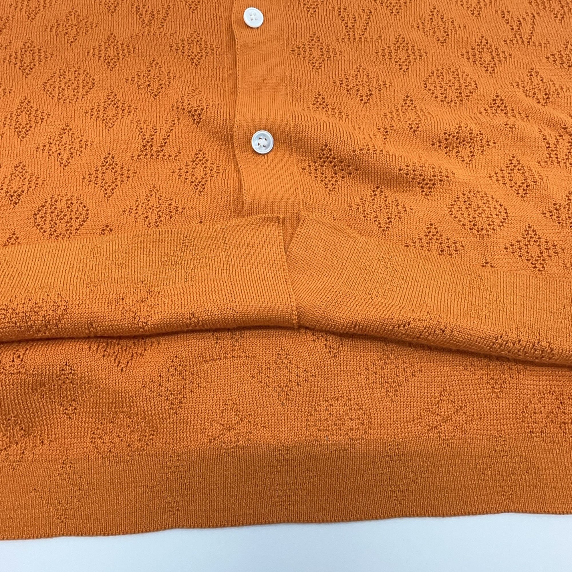 Louis Vuitton Louis Vuitton Textured Monogram Knit Shirt US M Size US M / EU 48-50 / 2 - 6 Thumbnail