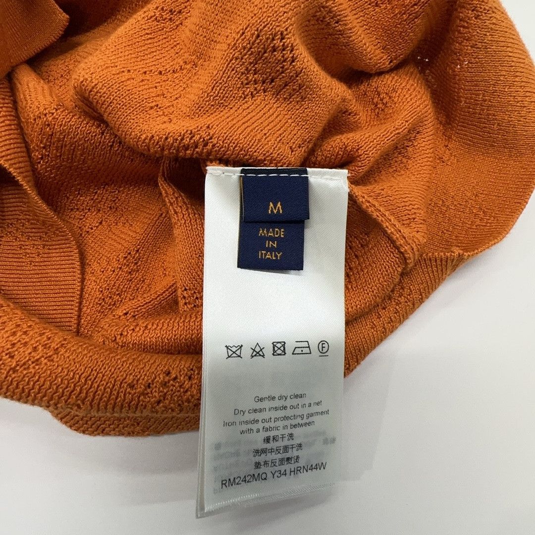 Louis Vuitton Louis Vuitton Textured Monogram Knit Shirt US M Size US M / EU 48-50 / 2 - 3 Thumbnail