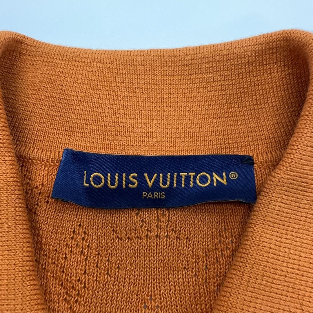 Louis Vuitton Louis Vuitton Textured Monogram Knit Shirt US M Size US M / EU 48-50 / 2 - 4 Thumbnail
