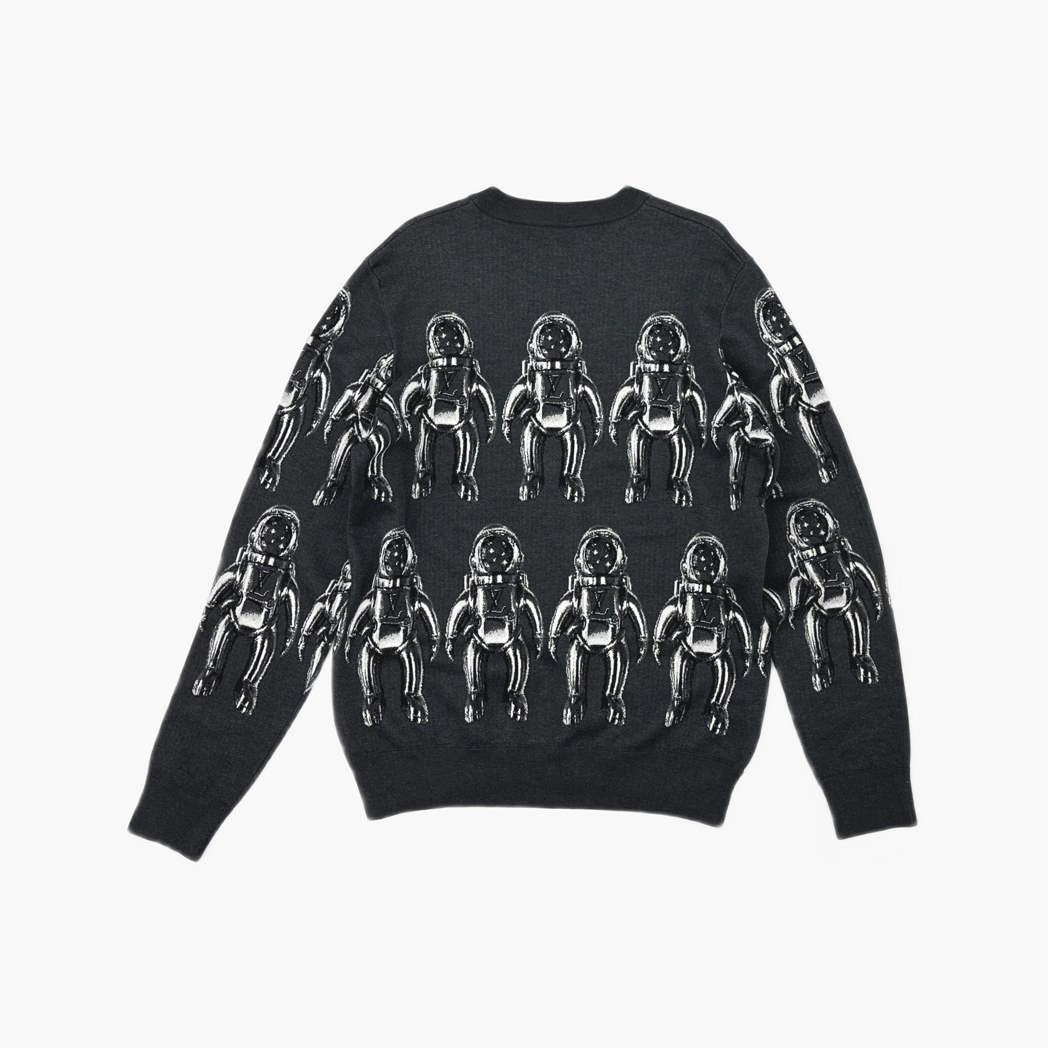 Louis Vuitton Louis Vuitton Astronaut Intarsia Sweater XL Size US XL / EU 56 / 4 - 2 Thumbnail
