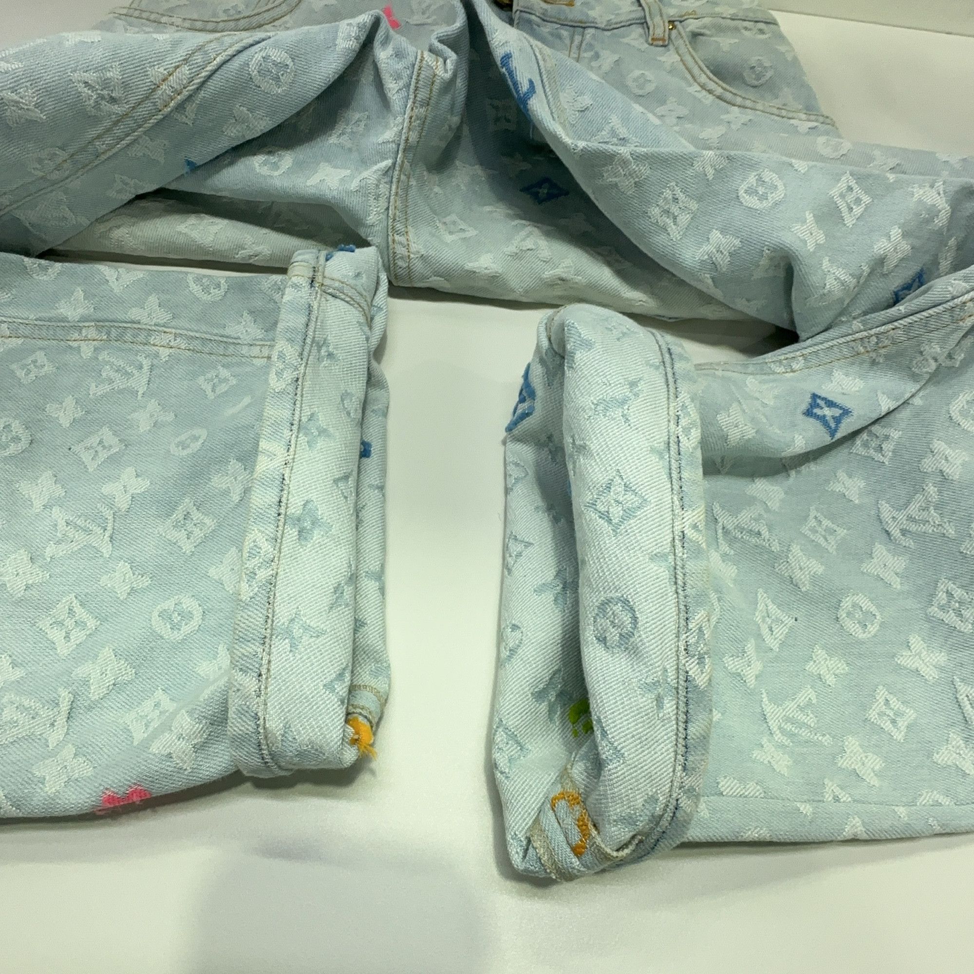 Louis Vuitton Louis Vuitton x Tyler Craggy Monogram Denim Size 28 Size US 28 / EU 44 - 8 Thumbnail
