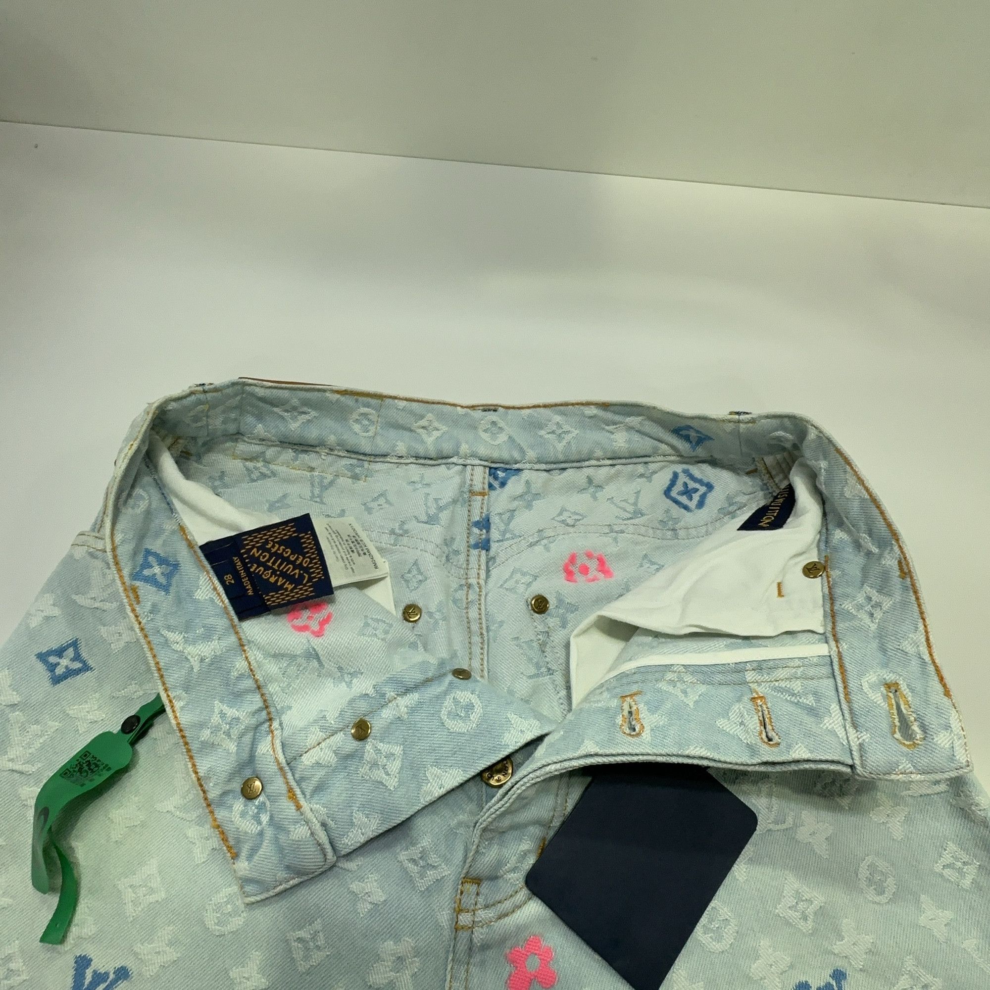 Louis Vuitton Louis Vuitton x Tyler Craggy Monogram Denim Size 28 Size US 28 / EU 44 - 5 Thumbnail