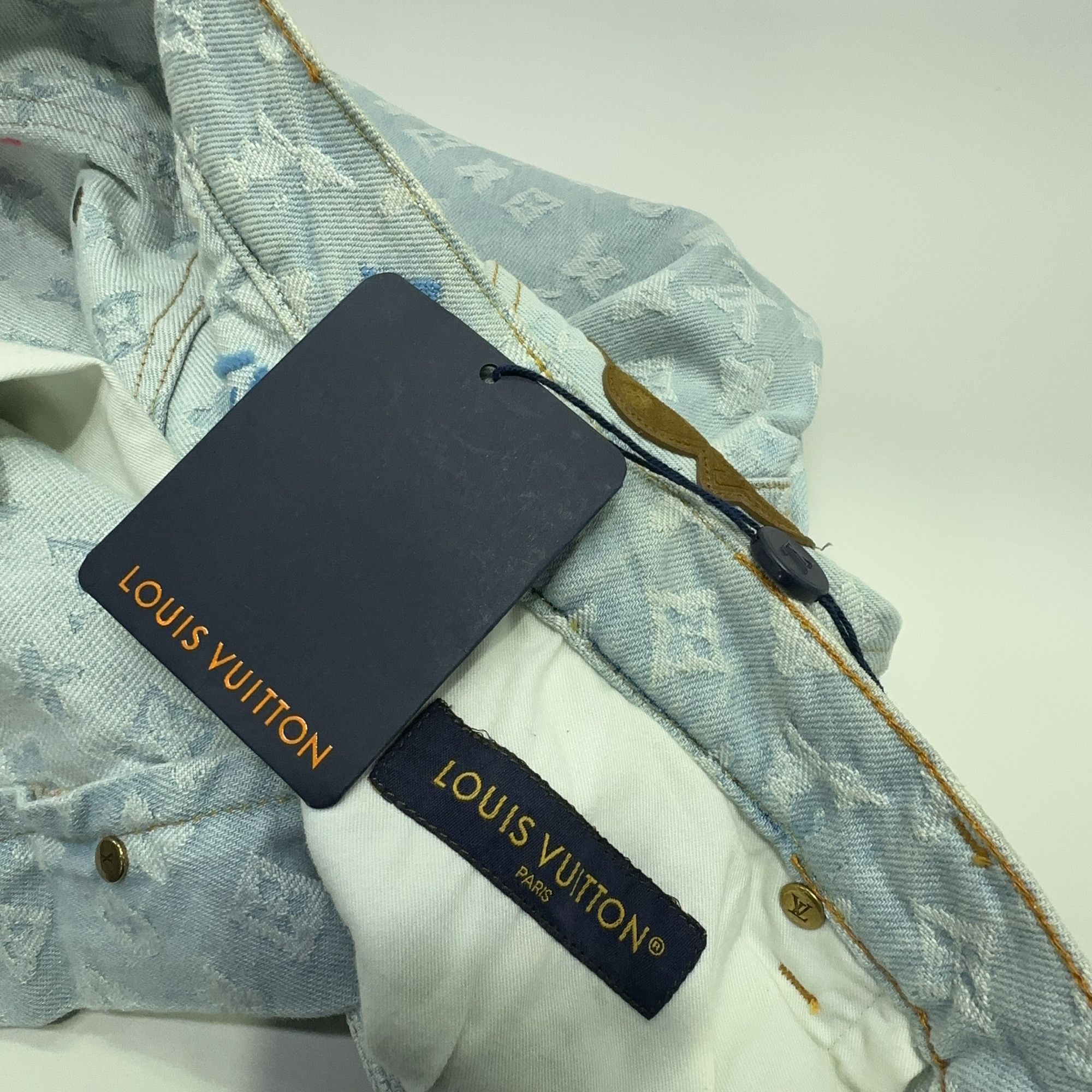 Louis Vuitton Louis Vuitton x Tyler Craggy Monogram Denim Size 28 Size US 28 / EU 44 - 4 Thumbnail