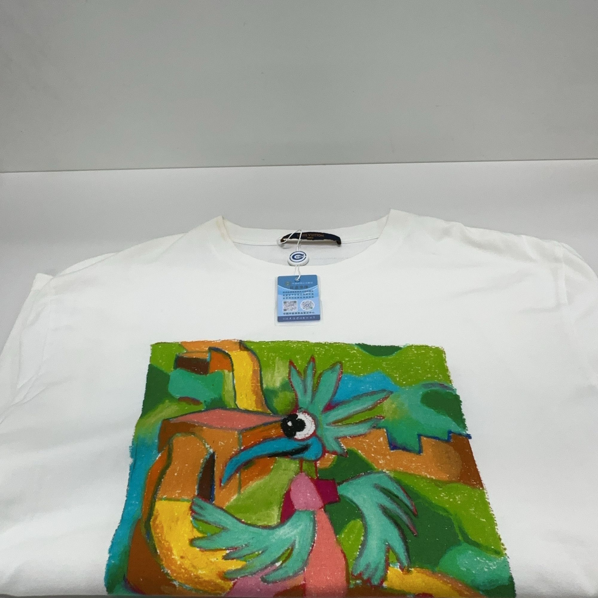 Louis Vuitton Louis Vuitton Graphic Bird Print T-Shirt S Size US S / EU 44-46 / 1 - 6 Thumbnail