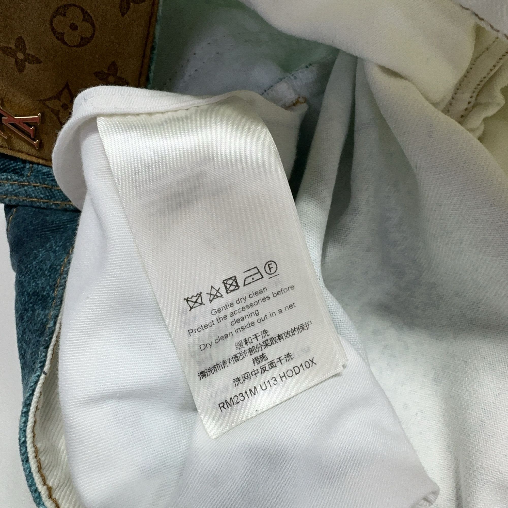 Louis Vuitton Louis Vuitton Spray Paint Dye Denim Jeans 30 Size US 30 / EU 46 - 5 Thumbnail