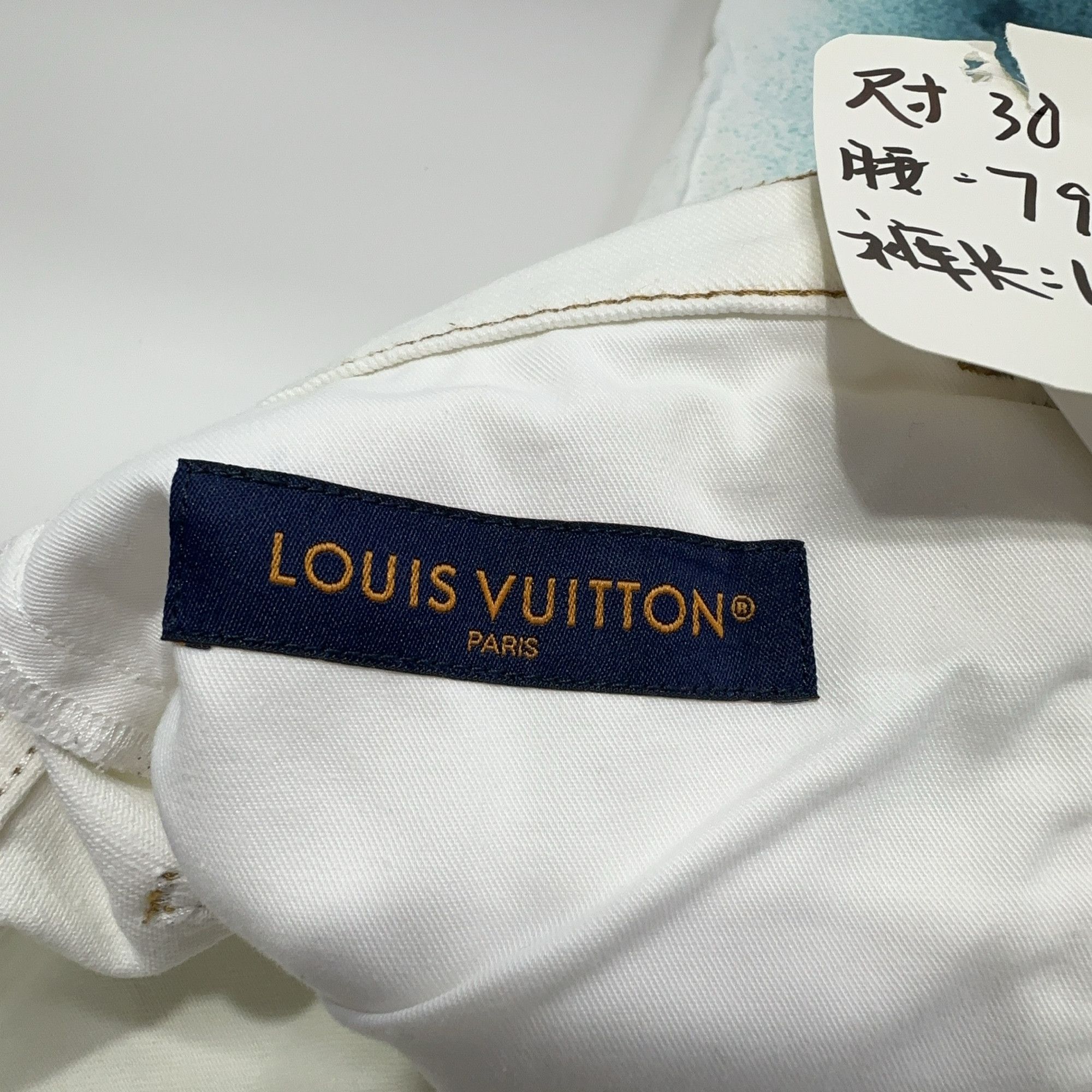 Louis Vuitton Louis Vuitton Spray Paint Dye Denim Jeans 30 Size US 30 / EU 46 - 4 Thumbnail