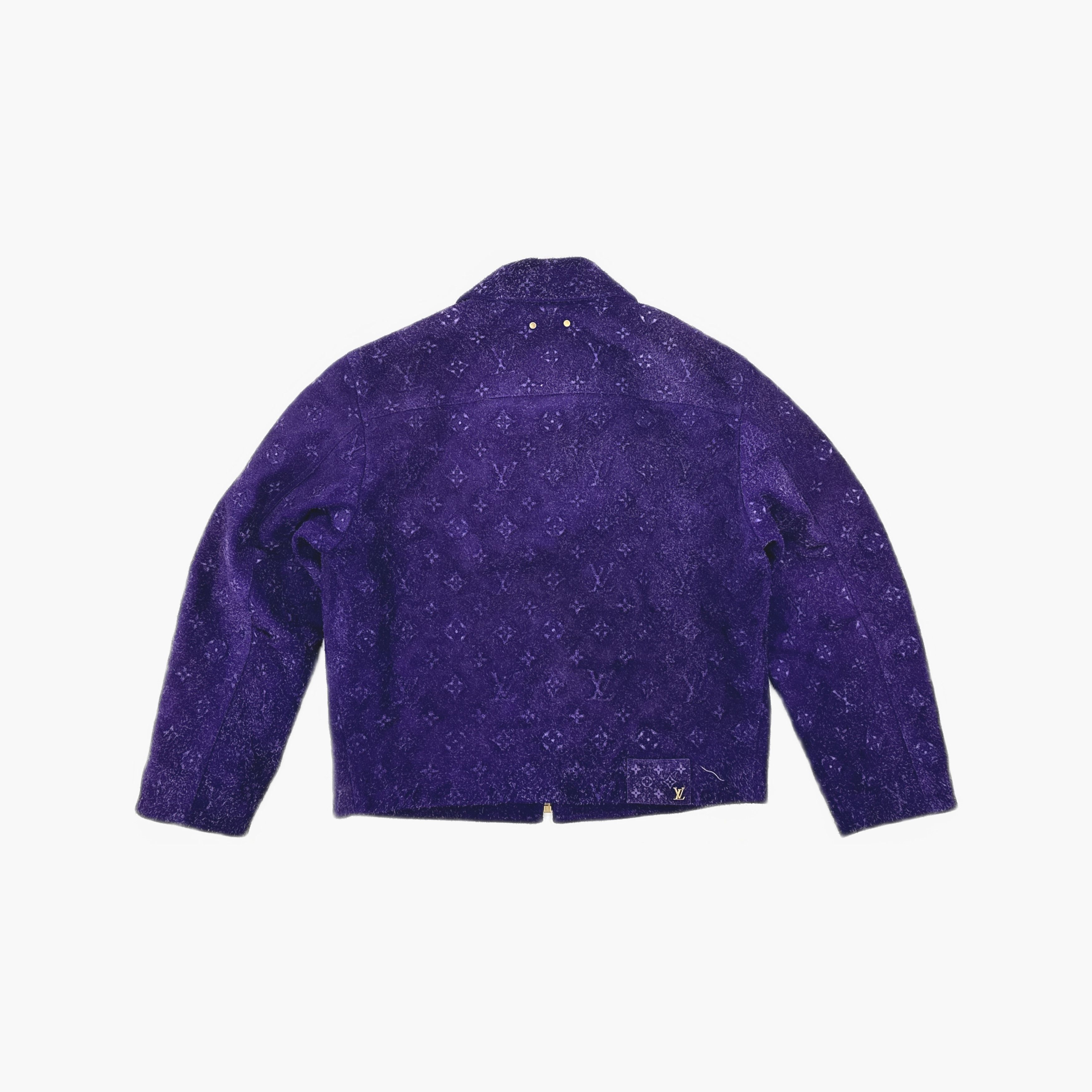 Louis Vuitton Louis Vuitton Monogram Embossed Suede Utility Jacket 46 Size US S / EU 44-46 / 1 - 2 Thumbnail
