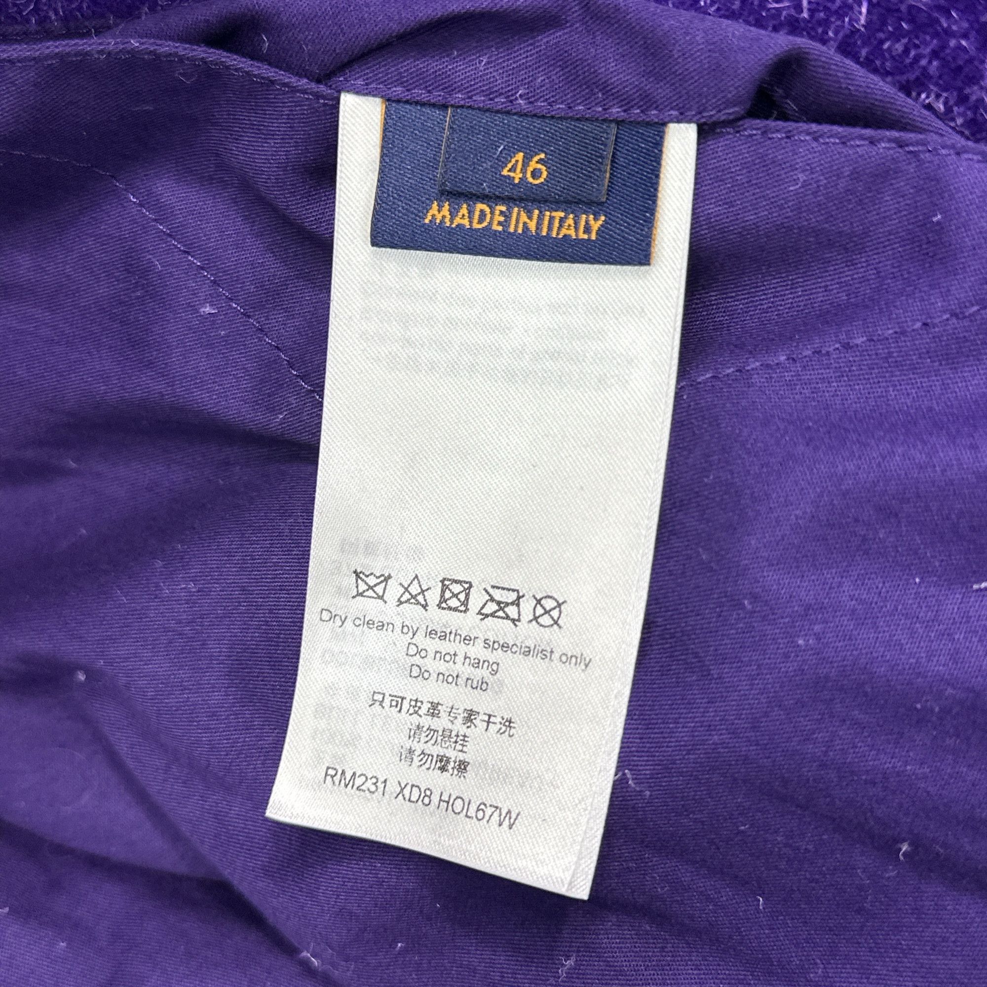Louis Vuitton Louis Vuitton Monogram Embossed Suede Utility Jacket 46 Size US S / EU 44-46 / 1 - 3 Thumbnail