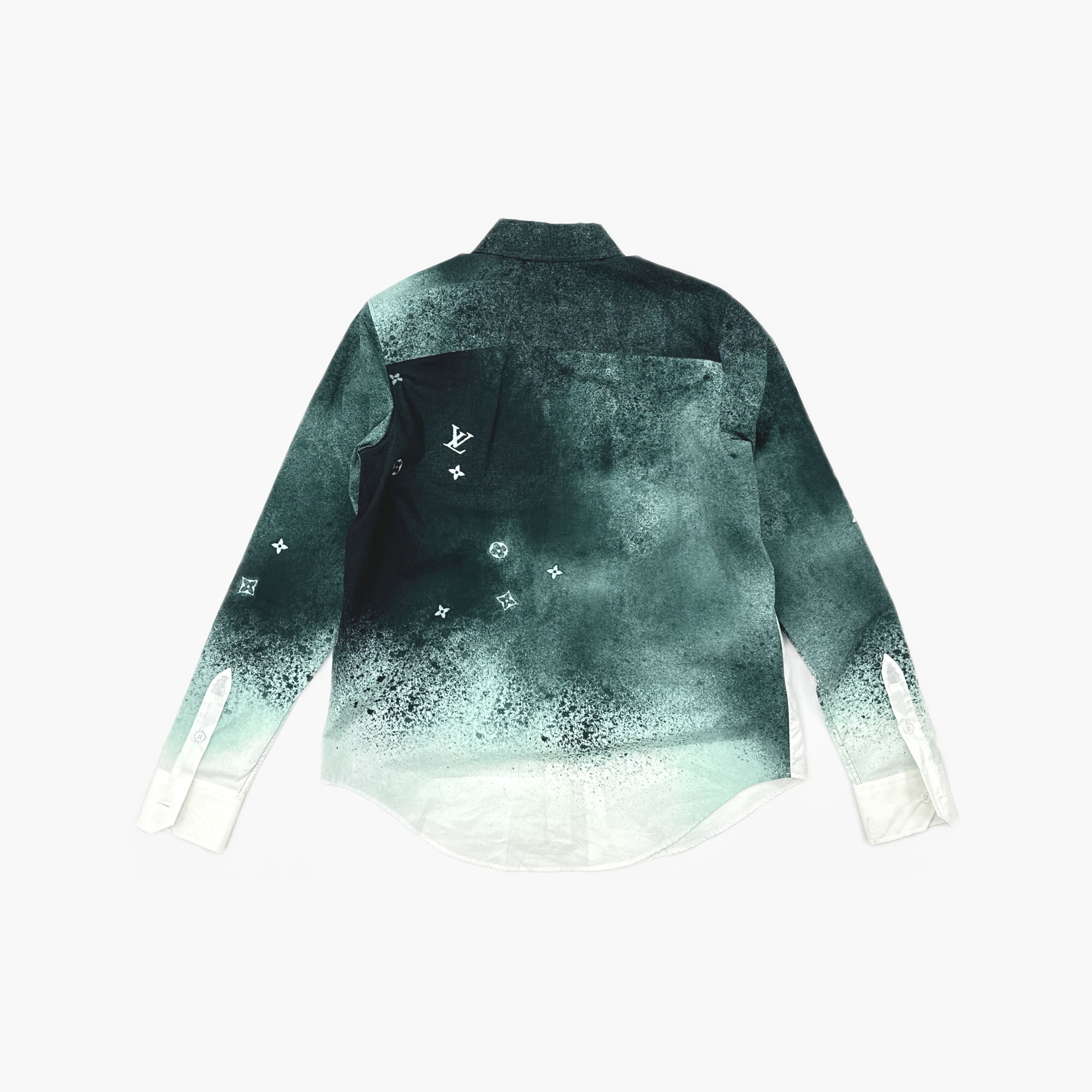 Louis Vuitton Louis Vuitton SS23 Gradient Monogram Shirt XS Size US XS / EU 42 / 0 - 2 Thumbnail