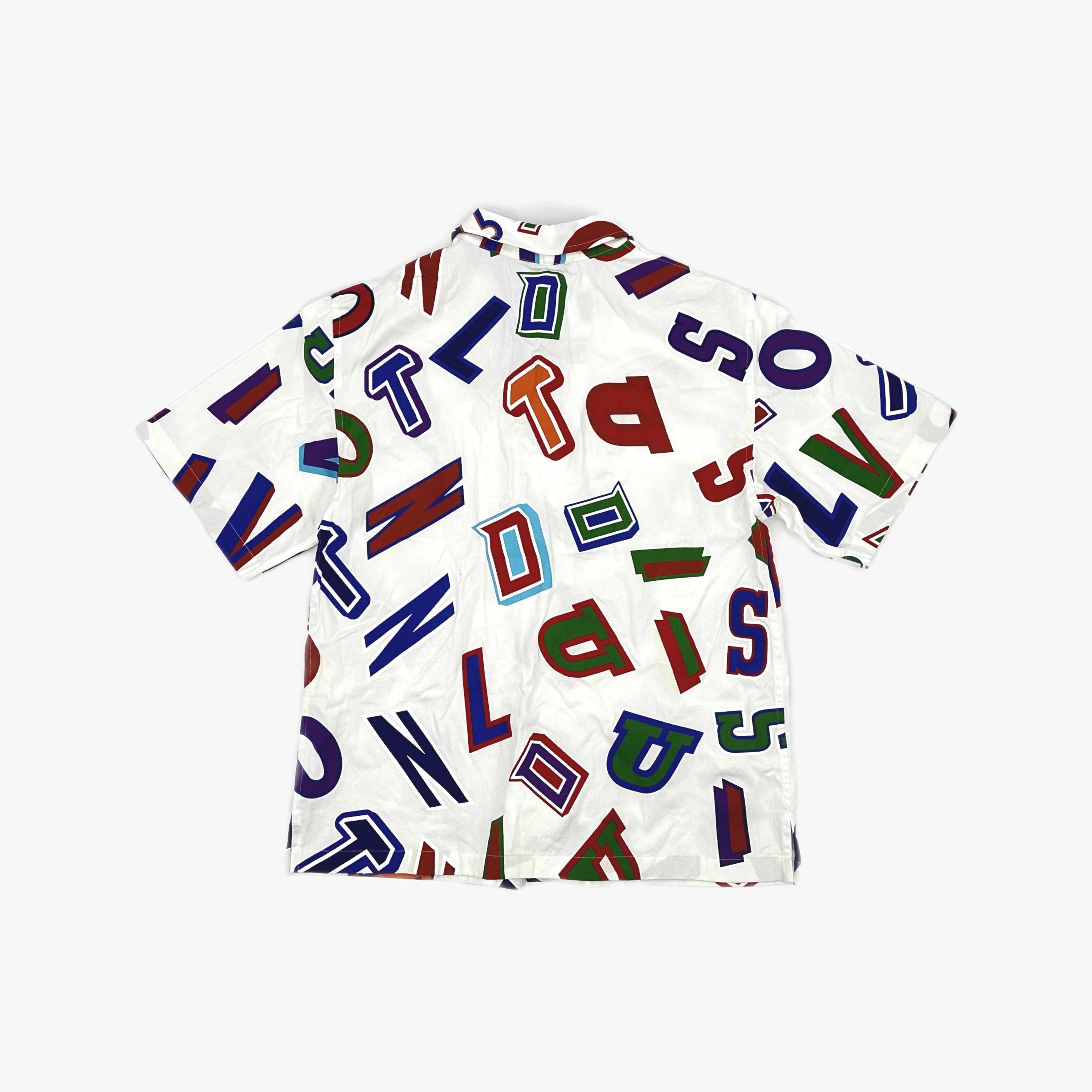 Louis Vuitton Louis Vuitton x NBA Letter Print Short Sleeve Shirt M Size US M / EU 48-50 / 2 - 2 Thumbnail