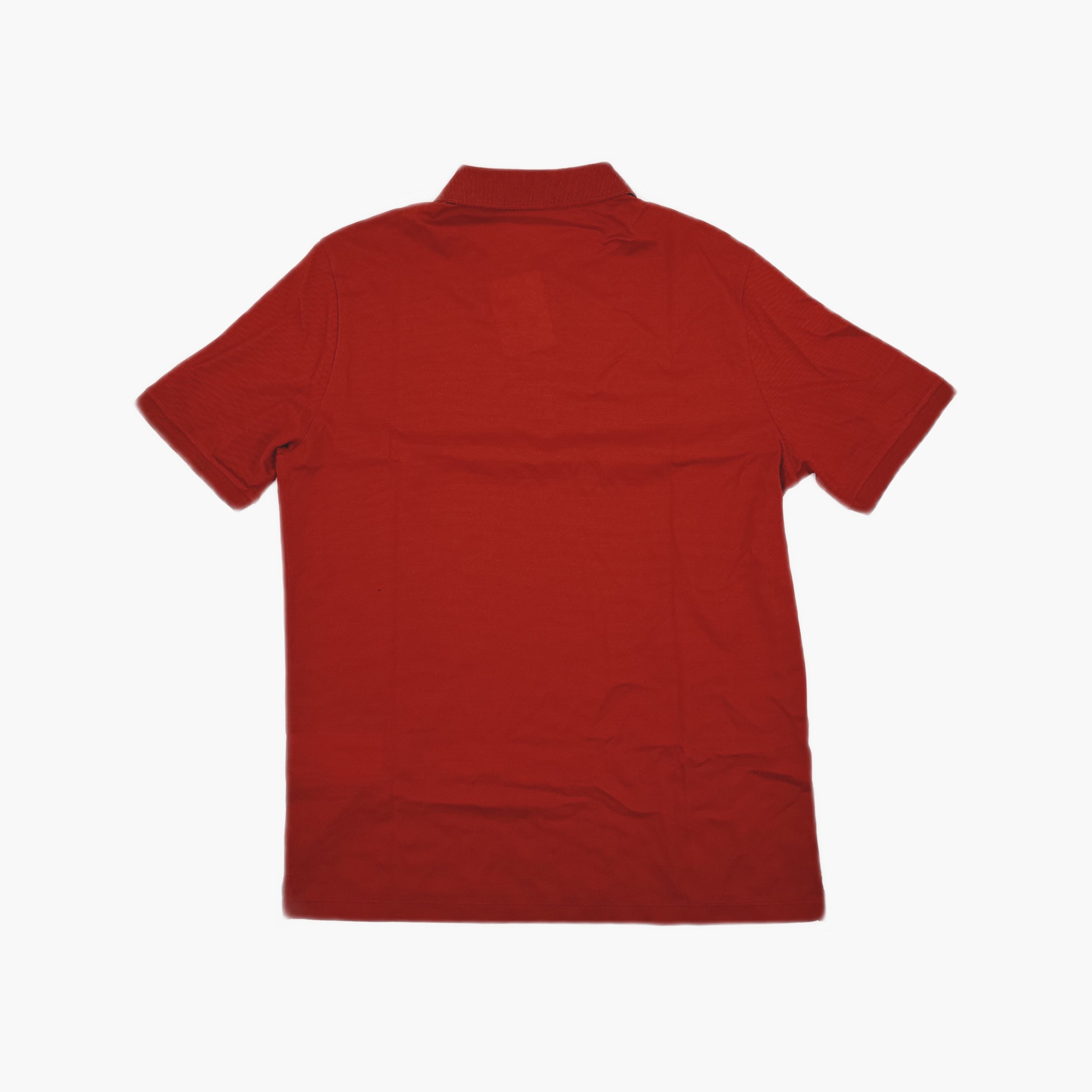Louis Vuitton Louis Vuitton Red Logo Pique Polo Size XL Size US XL / EU 56 / 4 - 2 Thumbnail