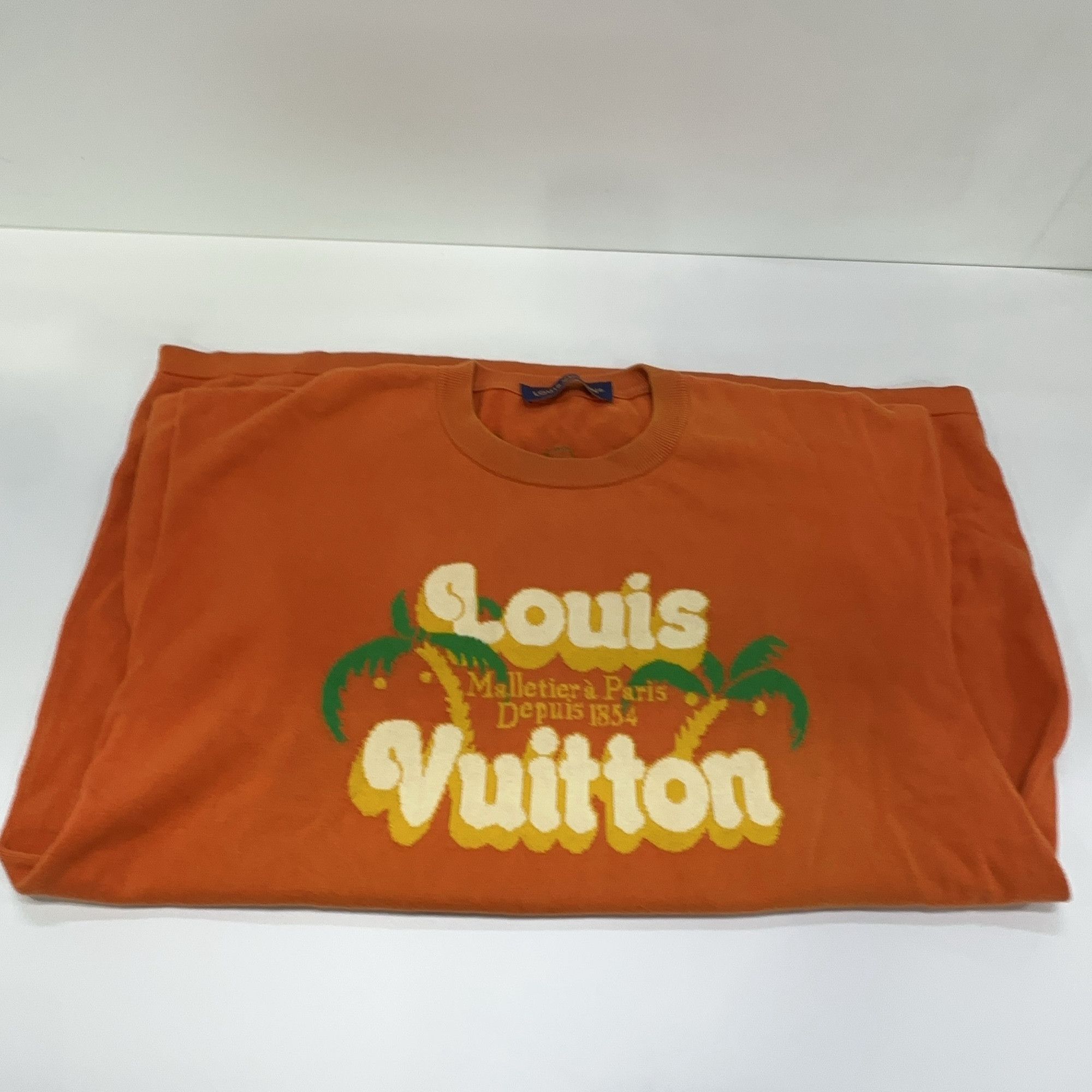Louis Vuitton Louis Vuitton SS24 Palm Tree Knit T-Shirt XL Size US XL / EU 56 / 4 - 9 Thumbnail