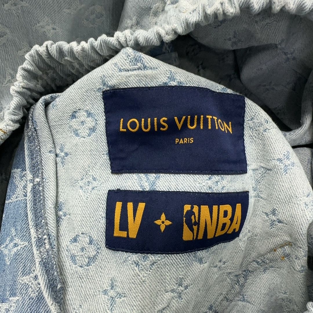 Louis Vuitton Louis Vuitton x NBA Monogram Denim Hoodie Size 50 Size US M / EU 48-50 / 2 - 3 Thumbnail