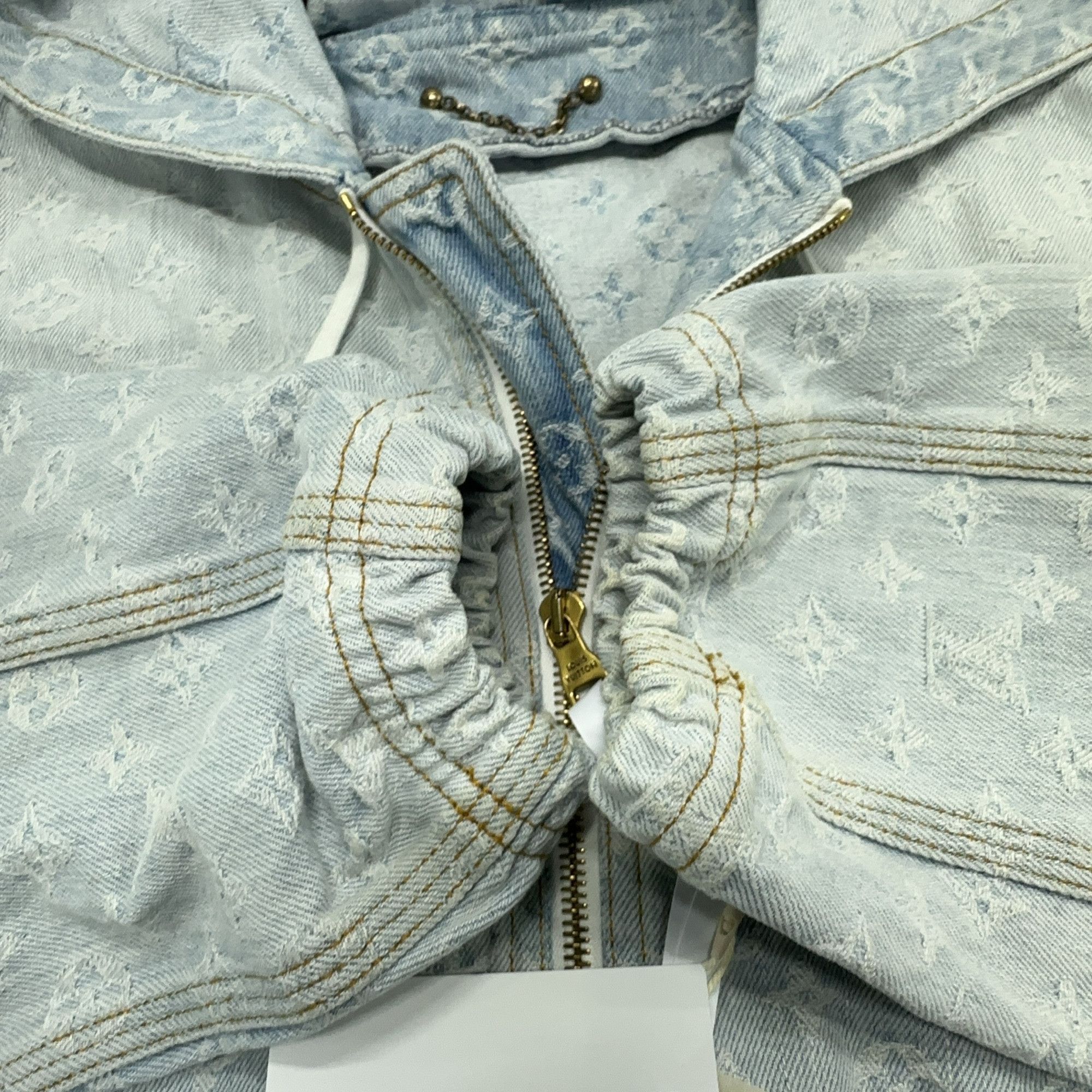 Louis Vuitton Louis Vuitton x NBA Monogram Denim Hoodie Size 50 Size US M / EU 48-50 / 2 - 7 Thumbnail