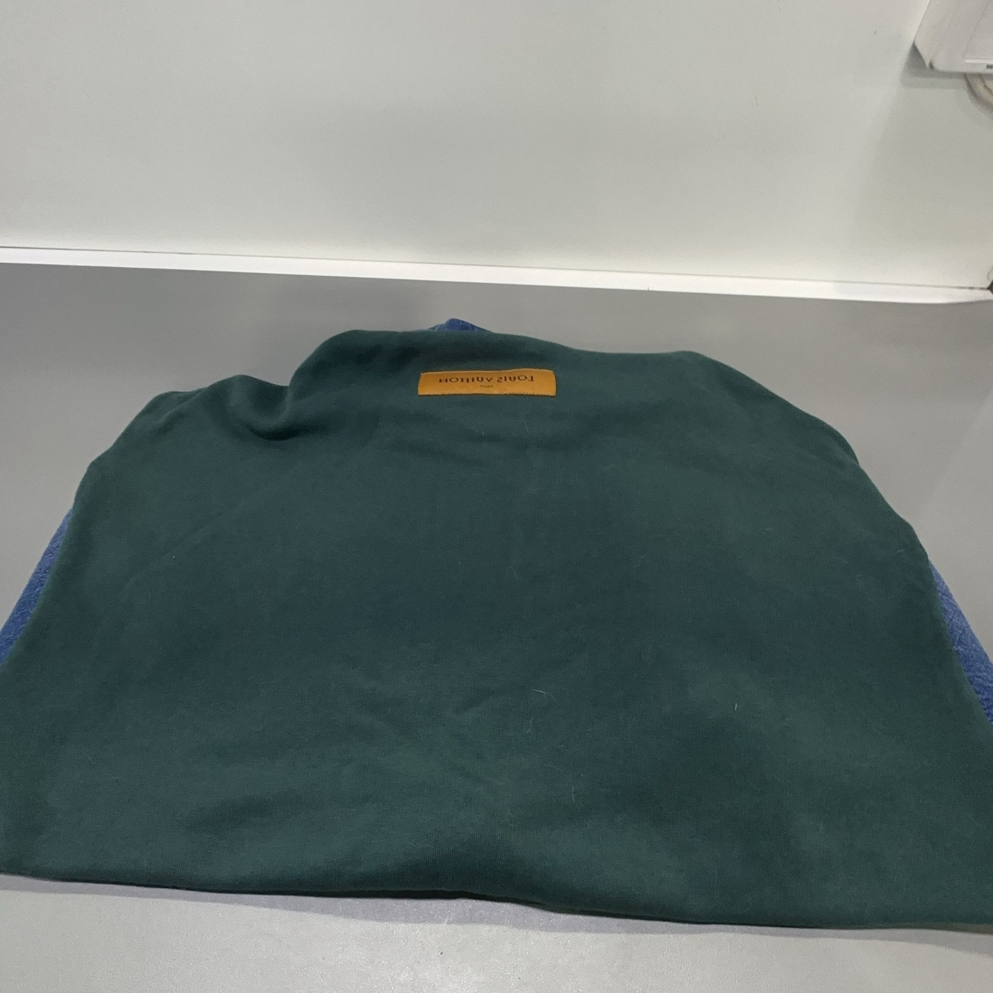 Louis Vuitton Louis Vuitton Denim Panel Green Hoodie Jacket Size L Size US L / EU 52-54 / 3 - 12 Thumbnail