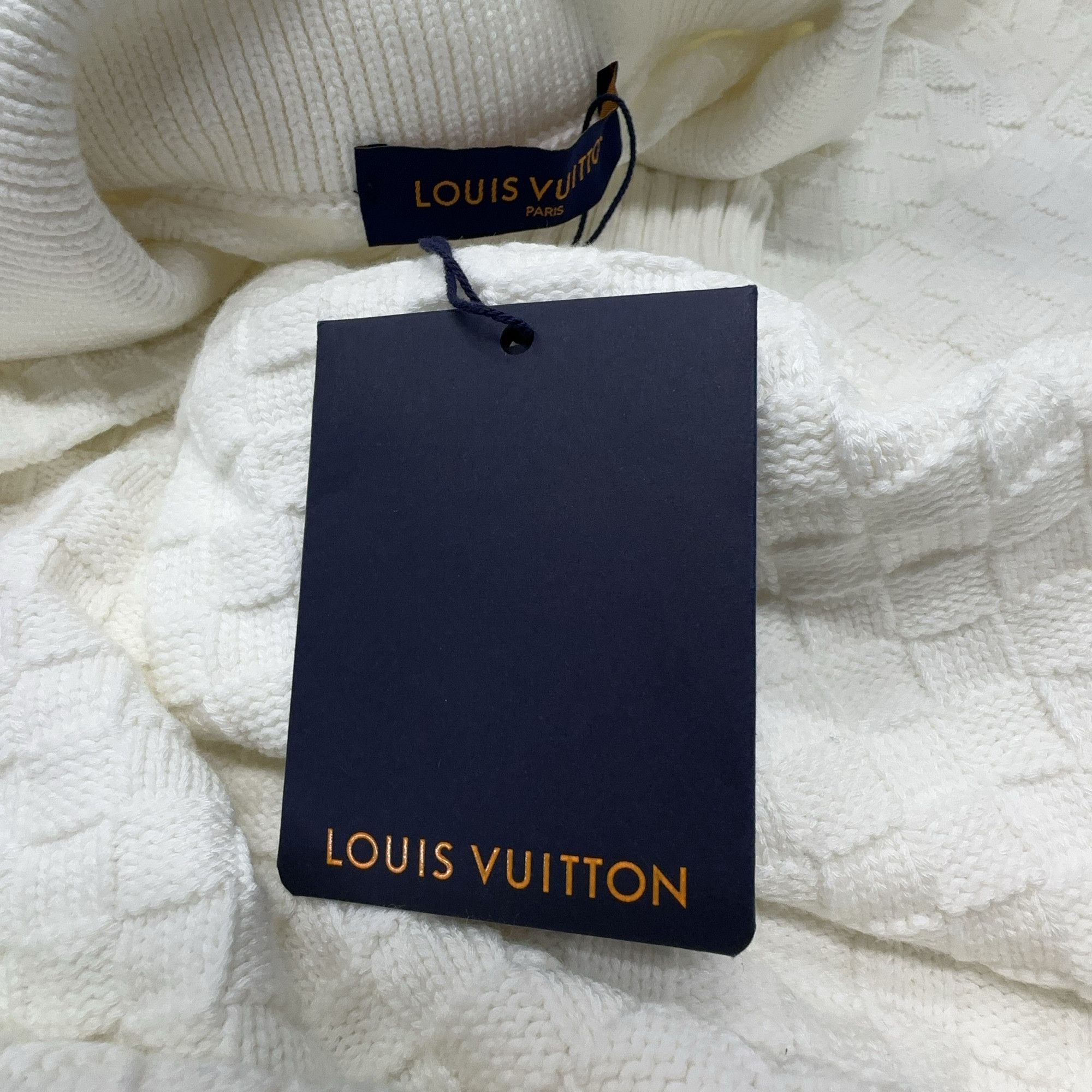 Louis Vuitton Louis Vuitton Damier Knit Polo Sweater XXL Size US XXL / EU 58 / 5 - 5 Thumbnail