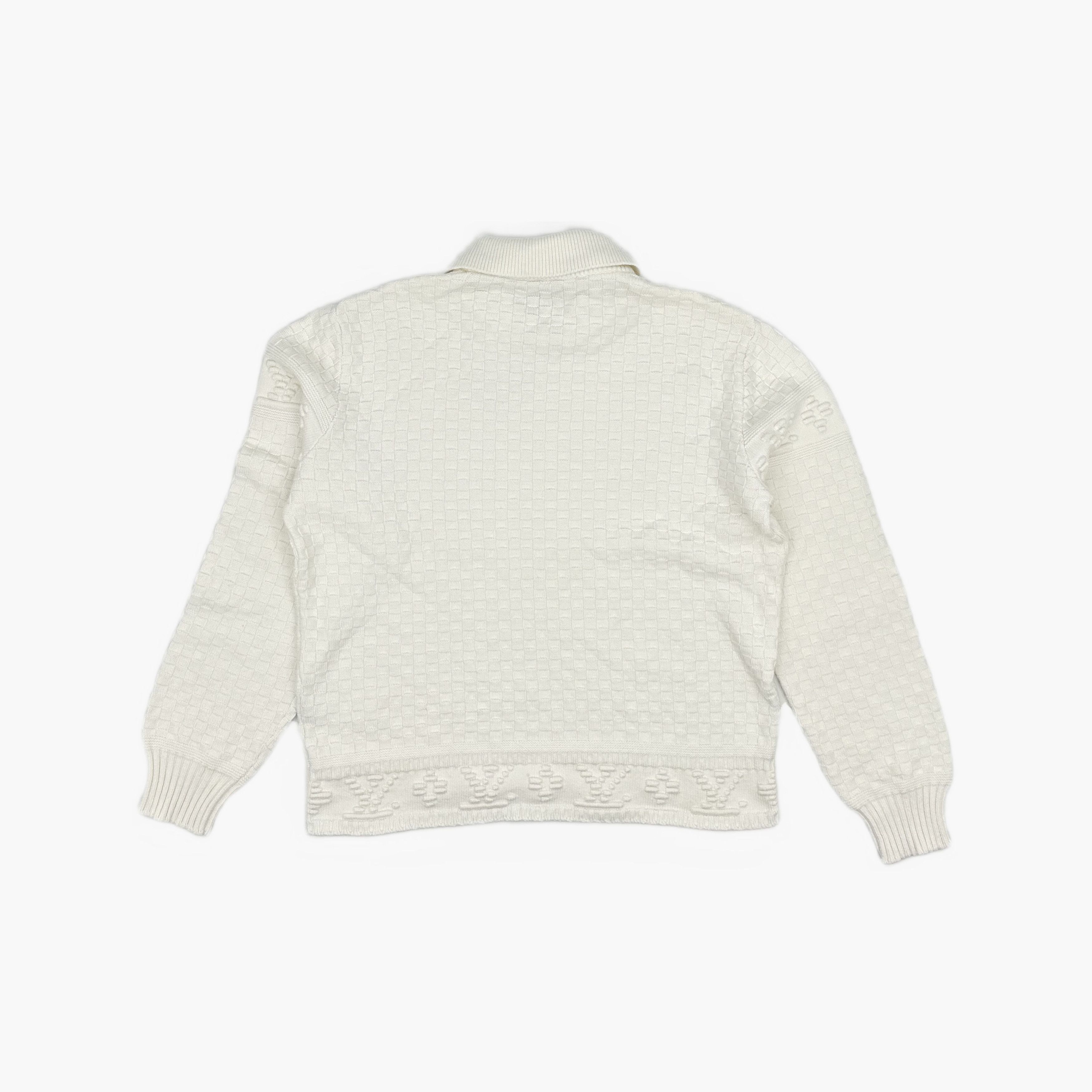 Louis Vuitton Louis Vuitton Damier Knit Polo Sweater XXL Size US XXL / EU 58 / 5 - 2 Thumbnail