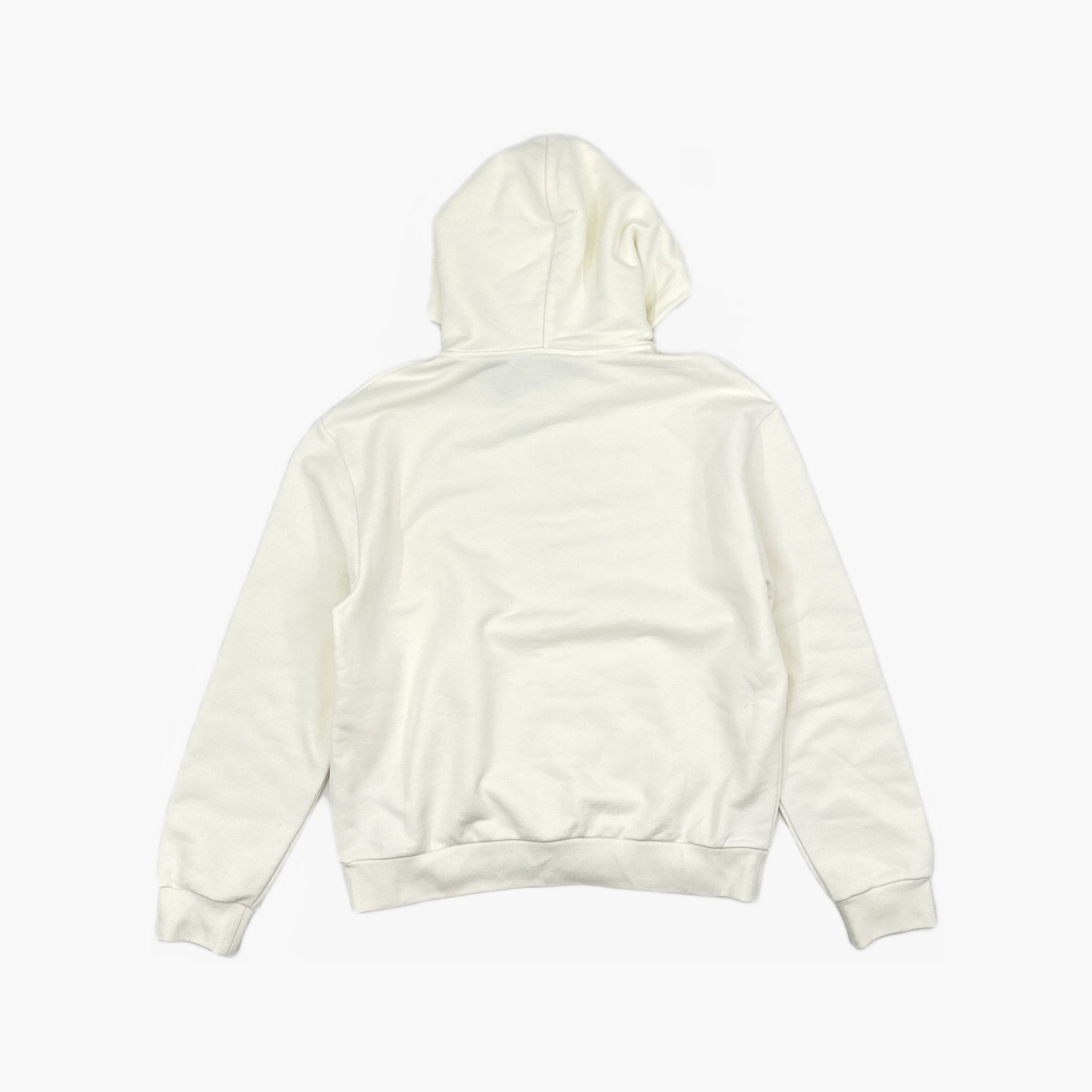 Louis Vuitton Louis Vuitton White Embossed Logo Hoodie M Size US M / EU 48-50 / 2 - 2 Thumbnail