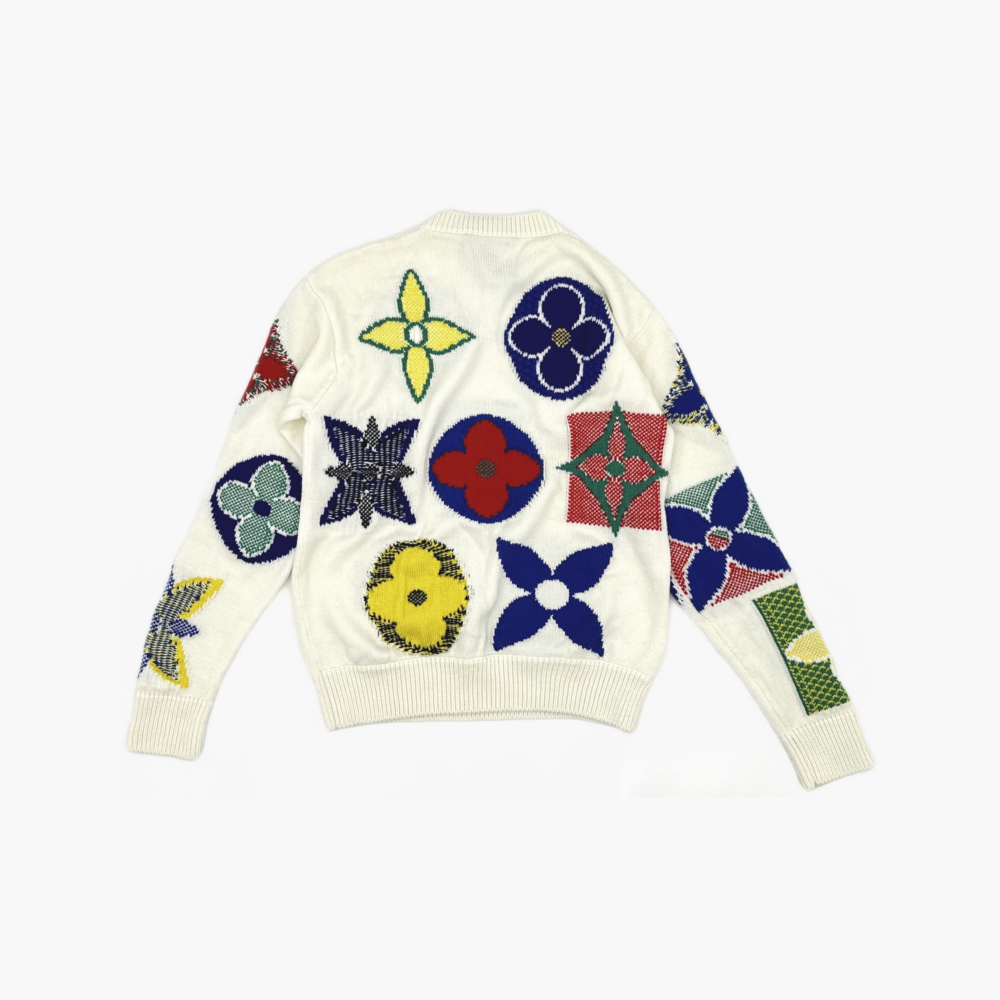 Louis Vuitton Louis Vuitton Multi-Color Monogram Flower Sweater S Size US S / EU 44-46 / 1 - 2 Thumbnail