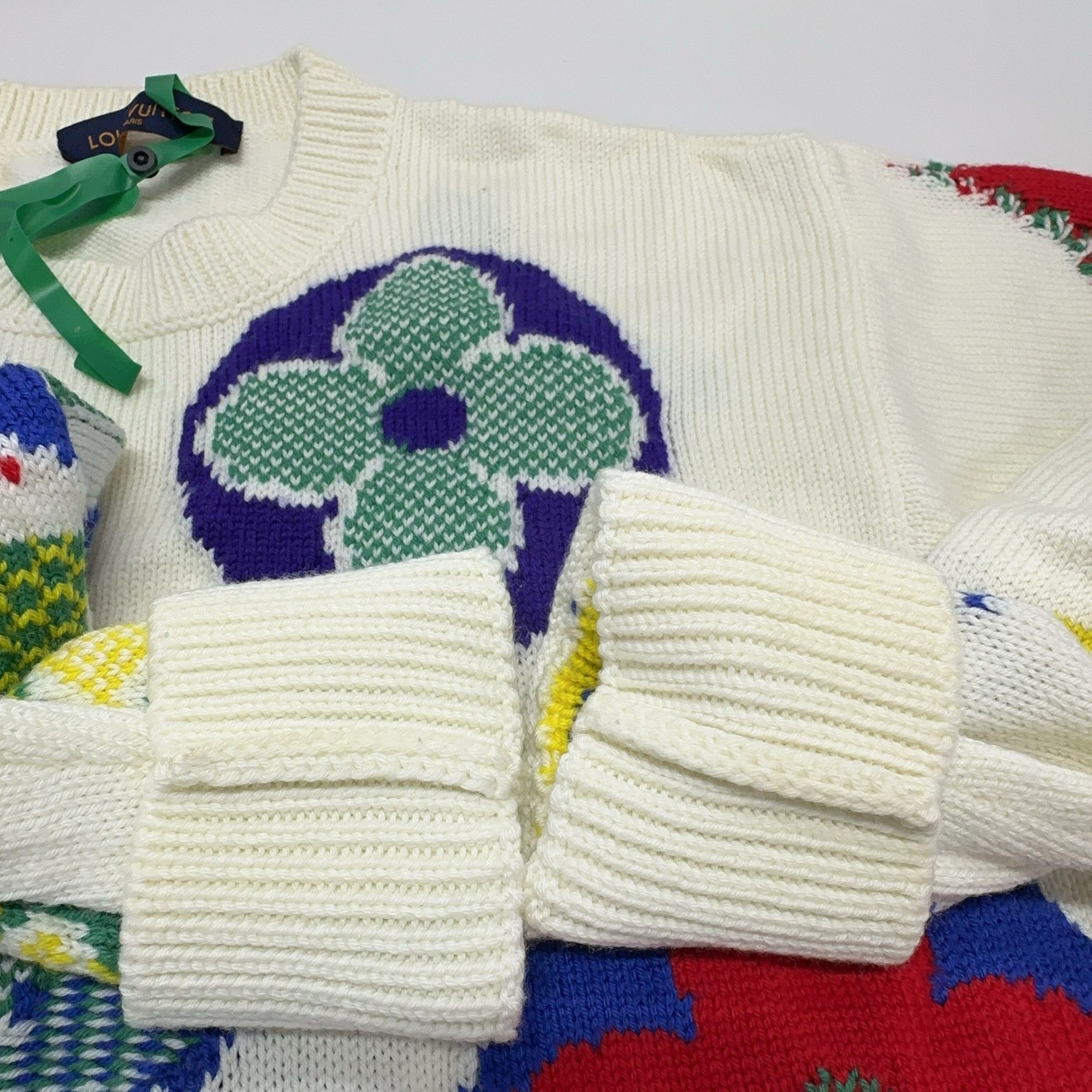 Louis Vuitton Louis Vuitton Multi-Color Monogram Flower Sweater S Size US S / EU 44-46 / 1 - 6 Thumbnail