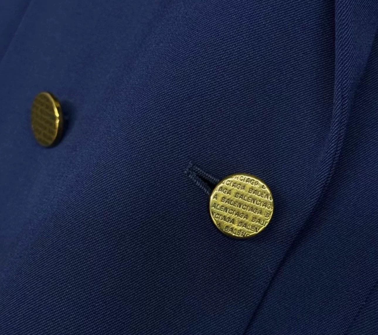 Balenciaga Balenciaga Logo Button Double Breasted Blazer FR 36 Size XS / US 0-2 / IT 36-38 - 4 Thumbnail
