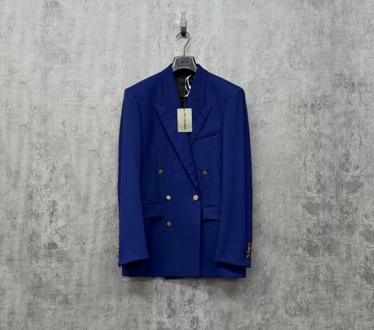 Balenciaga Balenciaga Logo Button Double Breasted Blazer FR 36 Size XS / US 0-2 / IT 36-38 - 2 Thumbnail