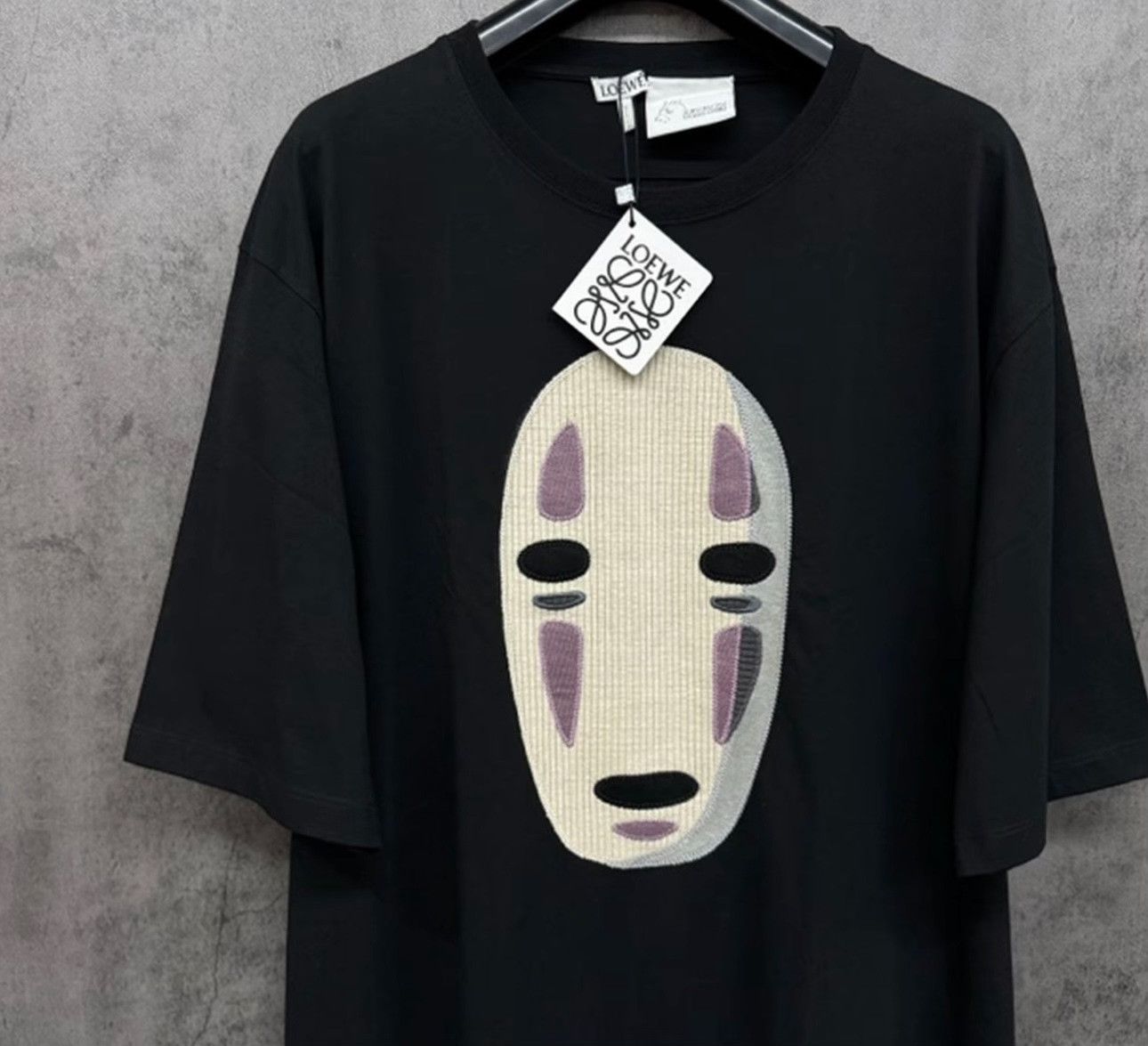 Loewe Loewe x Studio Ghibli No-Face Embroidered T-Shirt XL Size US XL / EU 56 / 4 - 4 Thumbnail