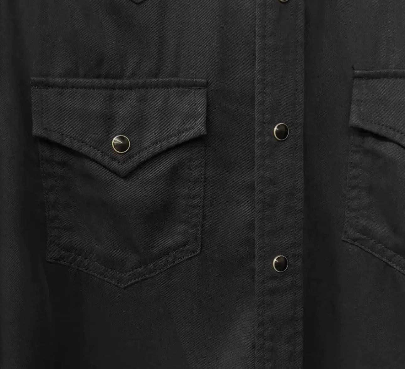 Saint Laurent Paris Saint Laurent Lyocell Western Shirt Size M Size US M / EU 48-50 / 2 - 4 Thumbnail