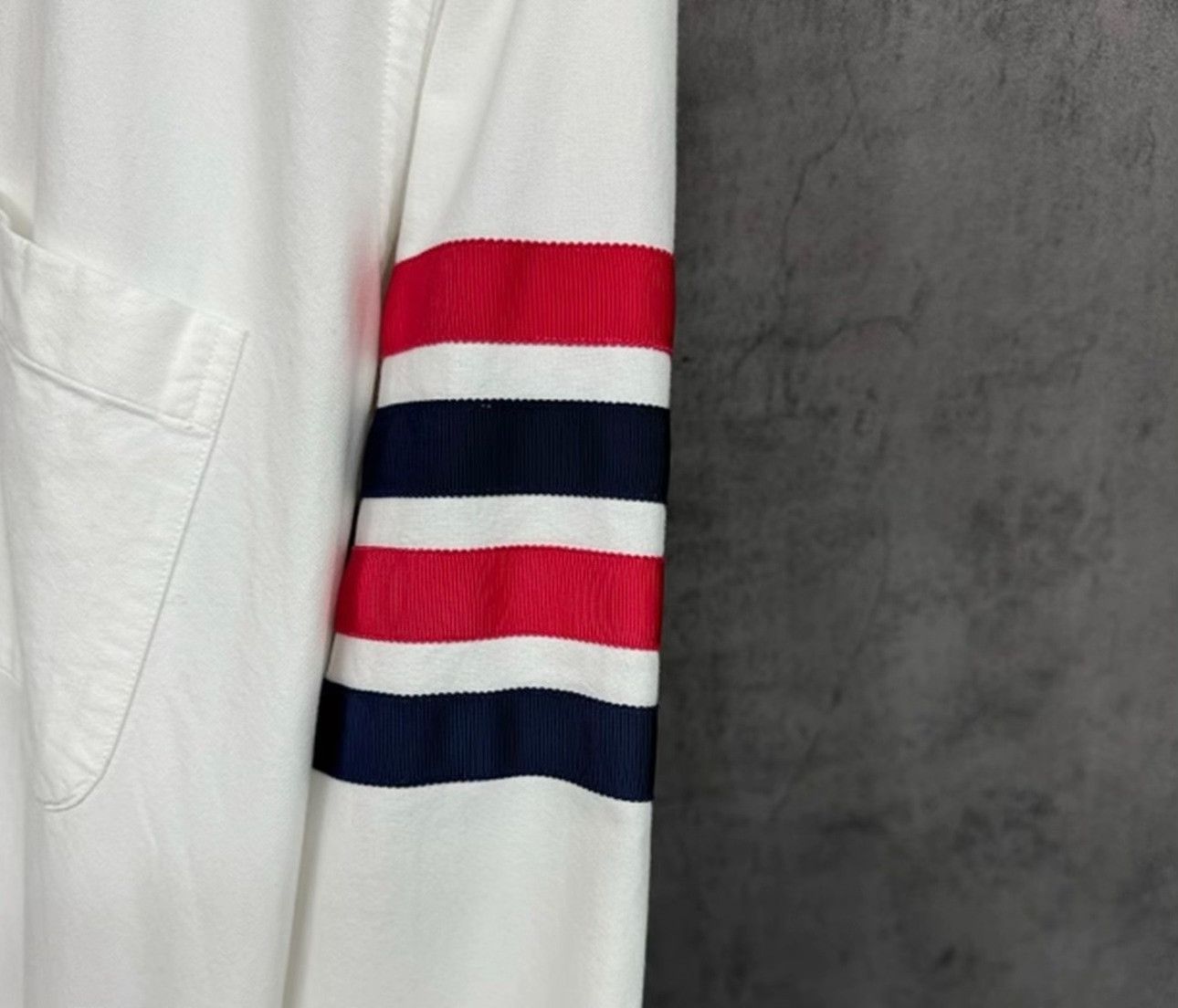 Thom Browne Thom Browne 4-Bar Stripe Oxford Shirt Size 4 Size US XL / EU 56 / 4 - 3 Thumbnail
