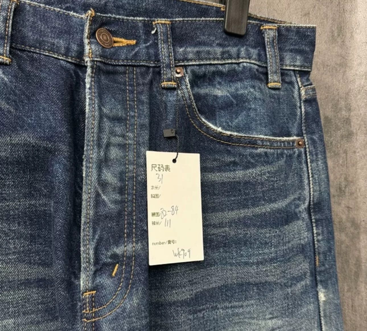 Celine Celine Water Wash Distressed Jeans US 31 Size US 31 - 6 Thumbnail