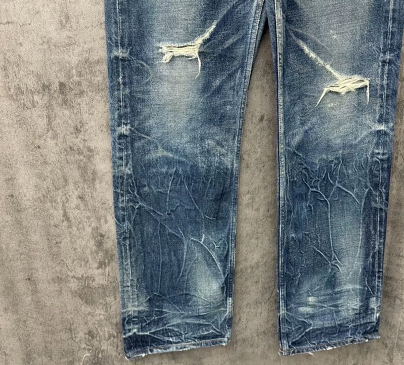 Celine Celine Water Wash Distressed Jeans US 31 Size US 31 - 5 Thumbnail
