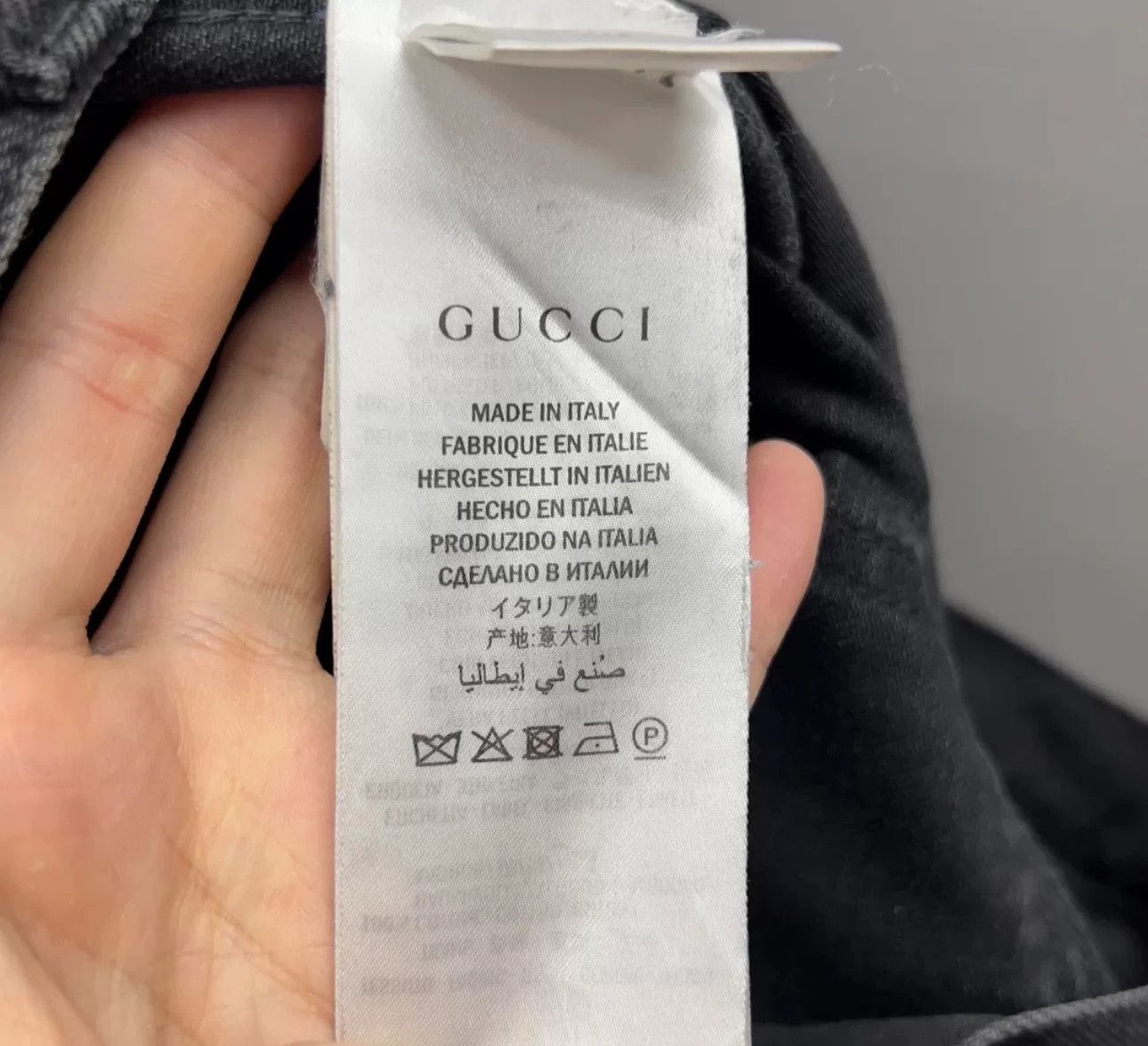 Gucci Gucci Web Stripe Detail Washed Jeans Size 36 Size US 36 / EU 52 - 6 Thumbnail