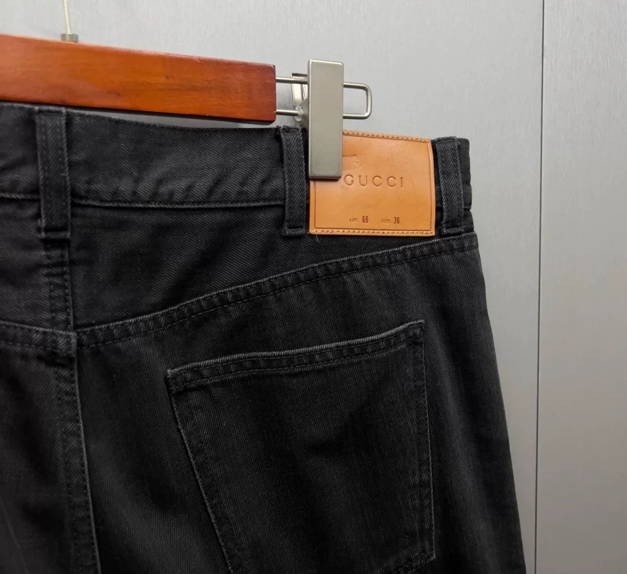 Gucci Gucci Web Stripe Detail Washed Jeans Size 36 Size US 36 / EU 52 - 5 Thumbnail