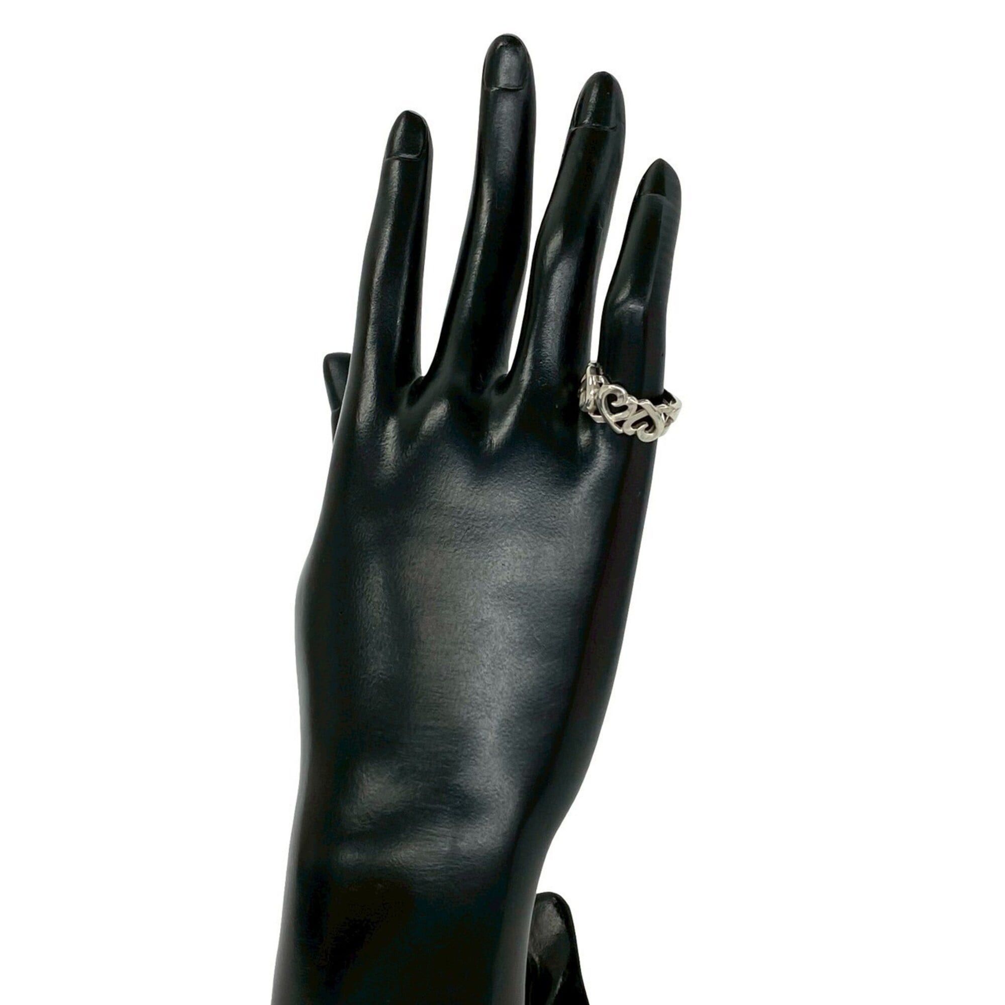 Tiffany & Co. TIFFANY&Co. Tiffany Triple Loving Heart Sterling Silver 925 Ring -0501 Size ONE SIZE - 2 Thumbnail
