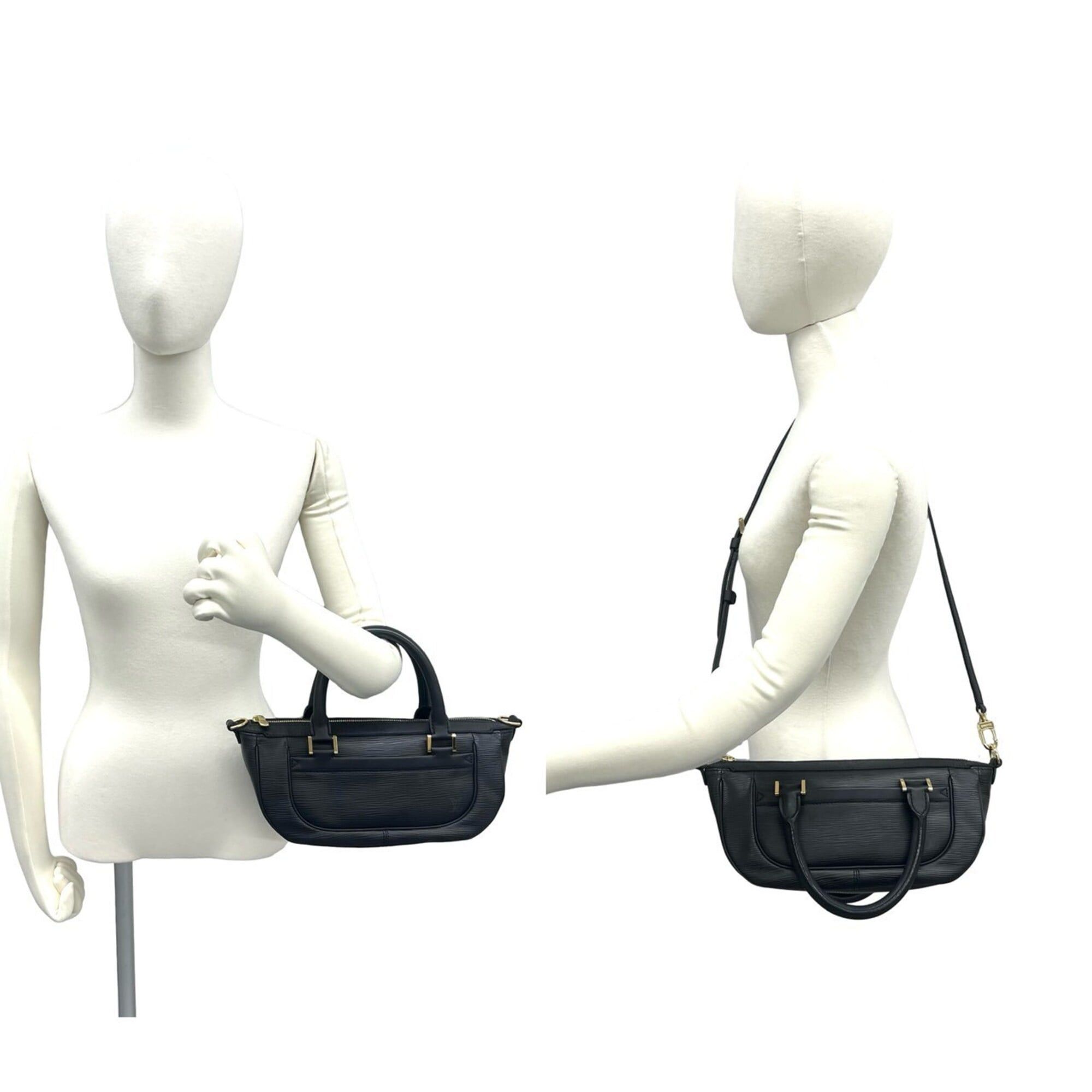 Louis Vuitton LOUIS VUITTON Vintage Danura PM Epi Leather 2-way Shoulder Bag/Handbag Noir 60617 Size ONE SIZE - 2 Thumbnail